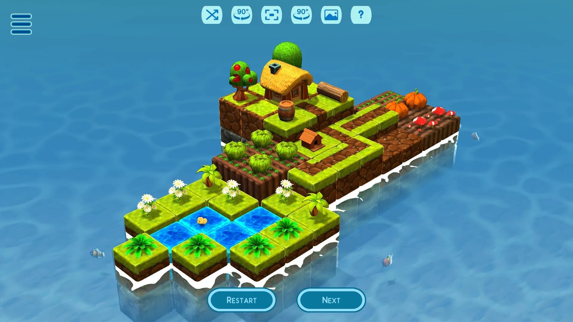 Island Farmer - Jigsaw Puzzle görsel 8