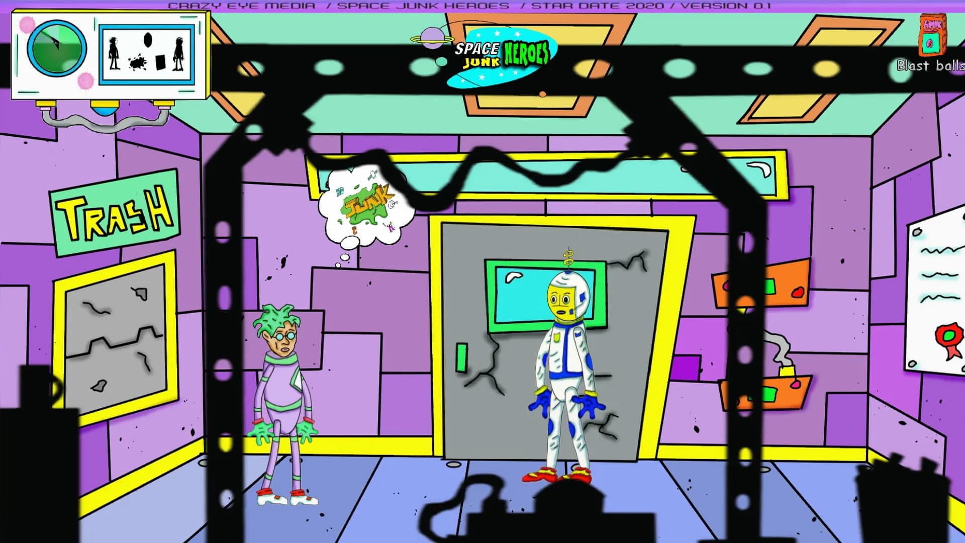 SPACE JUNK HEROES görsel 2