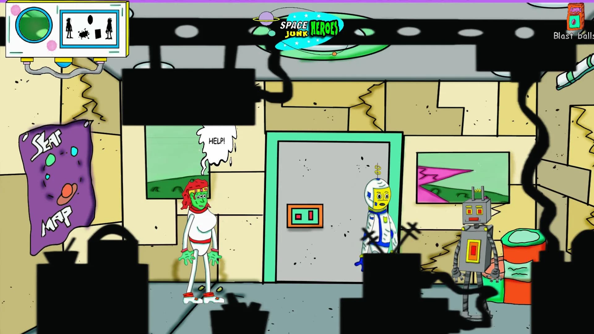 SPACE JUNK HEROES görsel 9