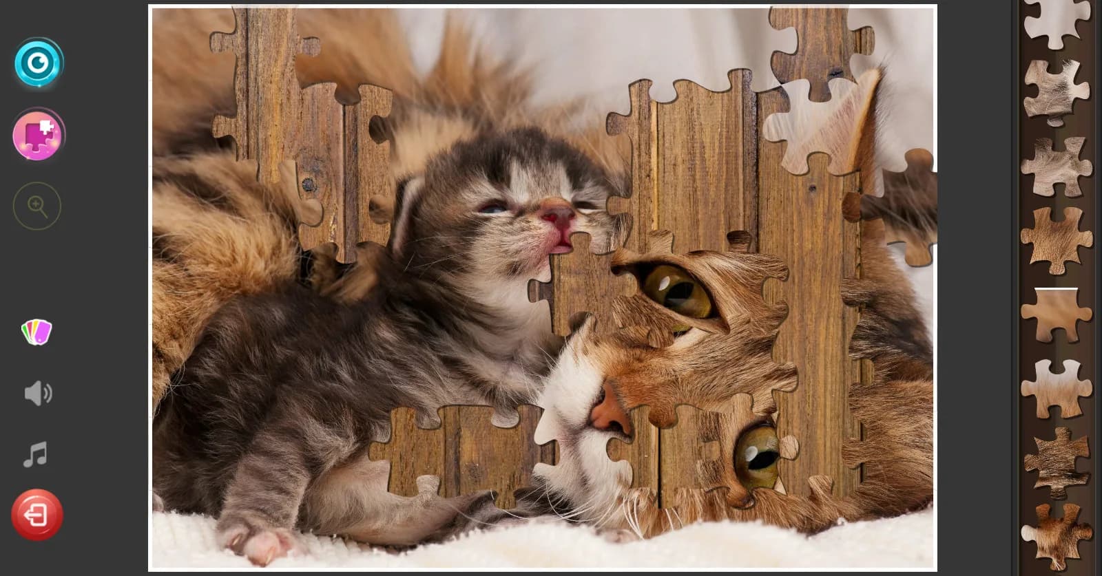 Cat's Life Jigsaw Puzzles görsel 5