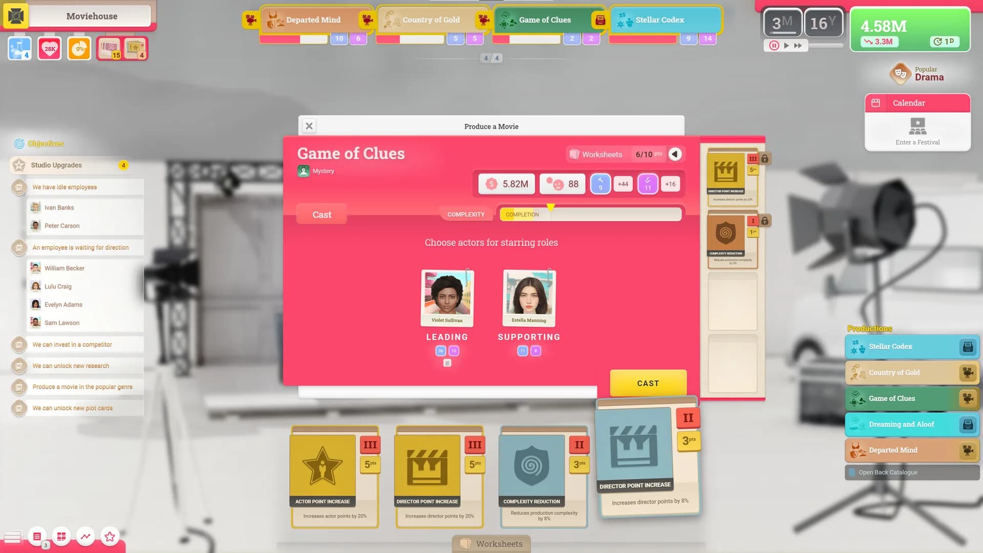 Moviehouse – The Film Studio Tycoon görsel 9