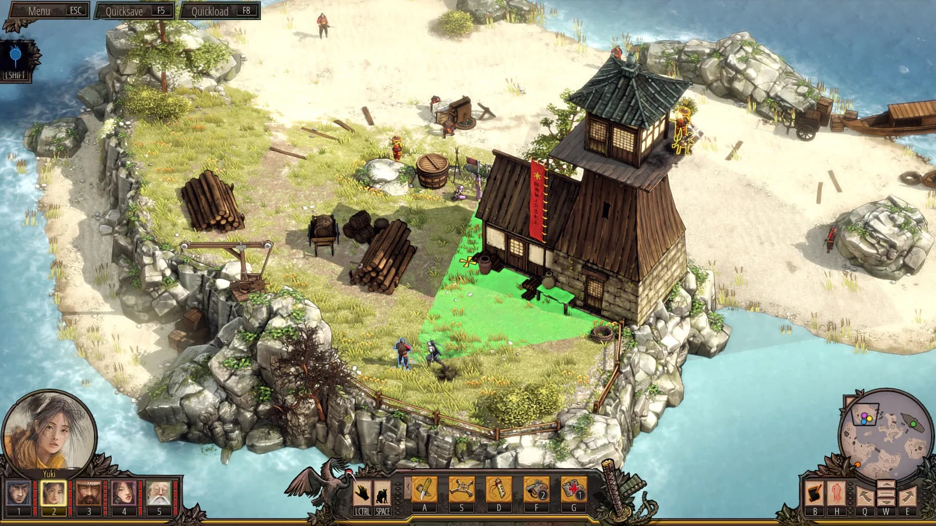 Shadow Tactics: Aiko's Choice görsel 3