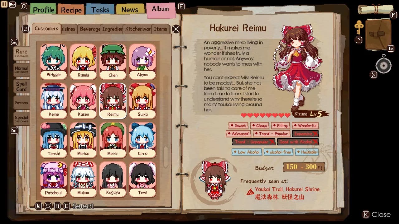 东方夜雀食堂 - Touhou Mystia's Izakaya görsel 30
