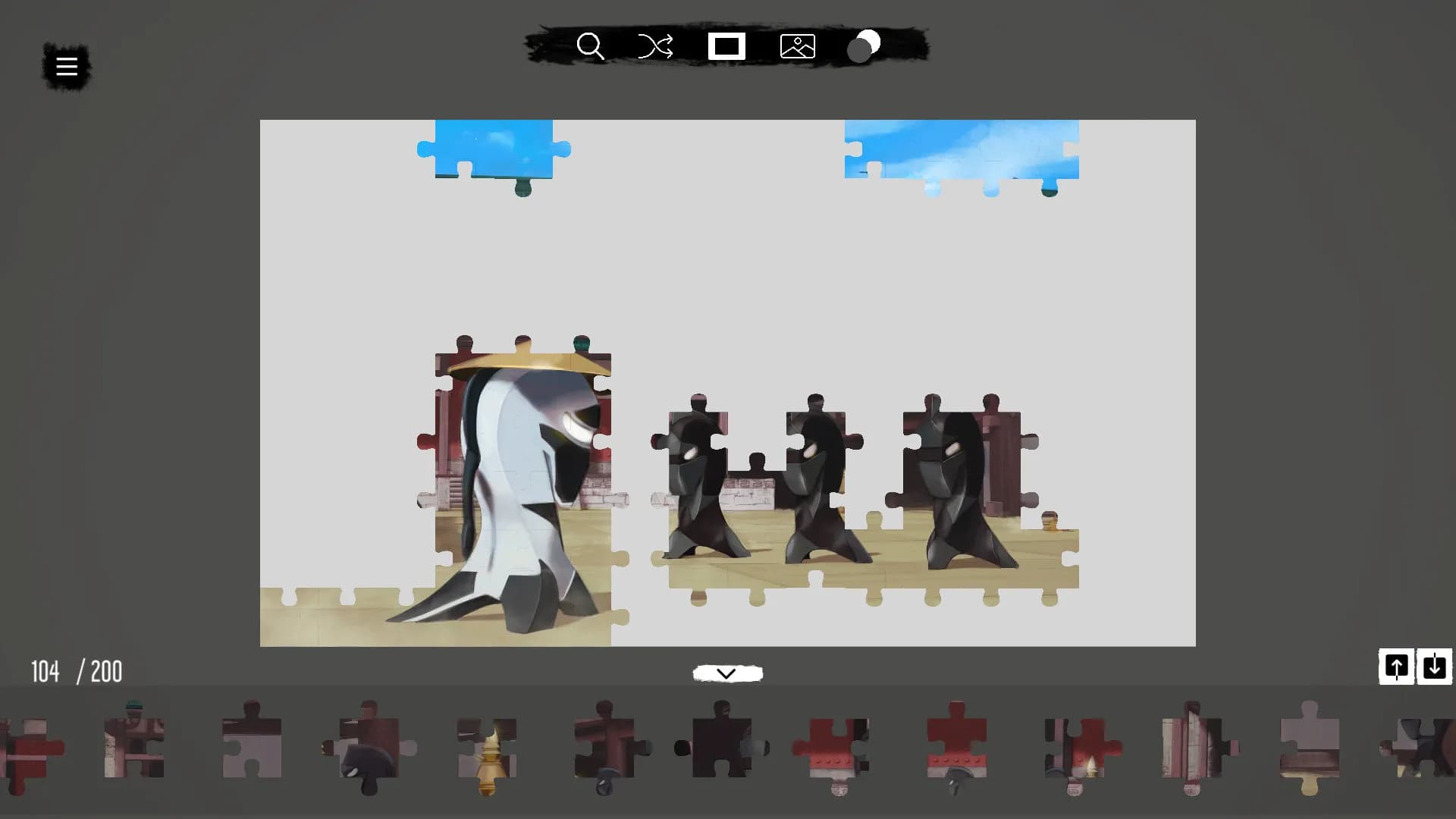 Shinobi's Way - a jigsaw chess tale görsel 10