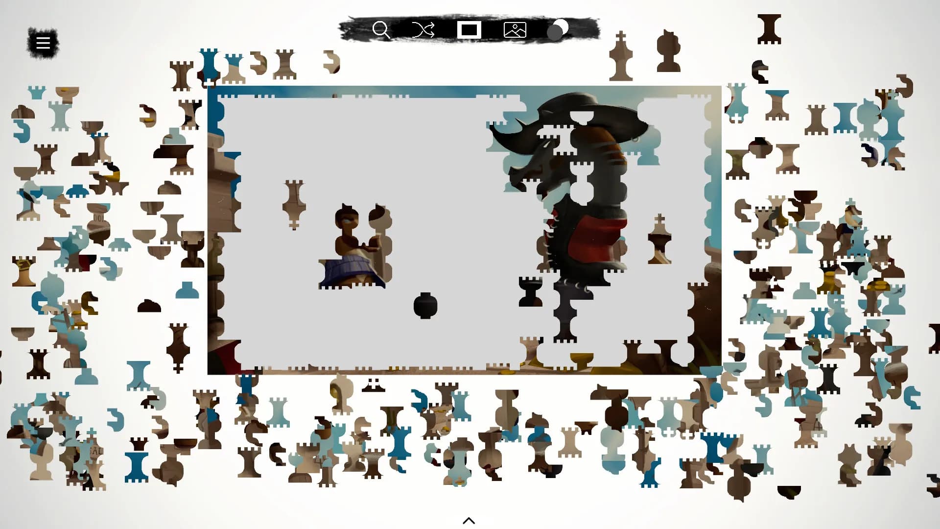 Jessie 'Boom' James - a jigsaw chess tale görsel 2
