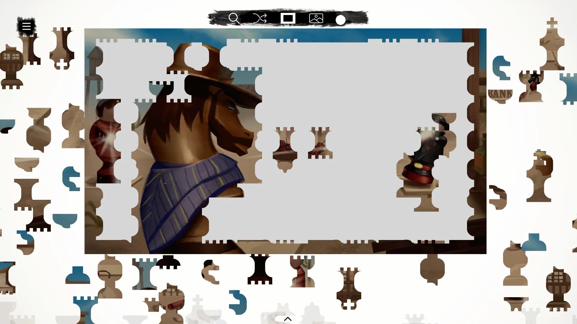 Jessie 'Boom' James - a jigsaw chess tale görsel 6