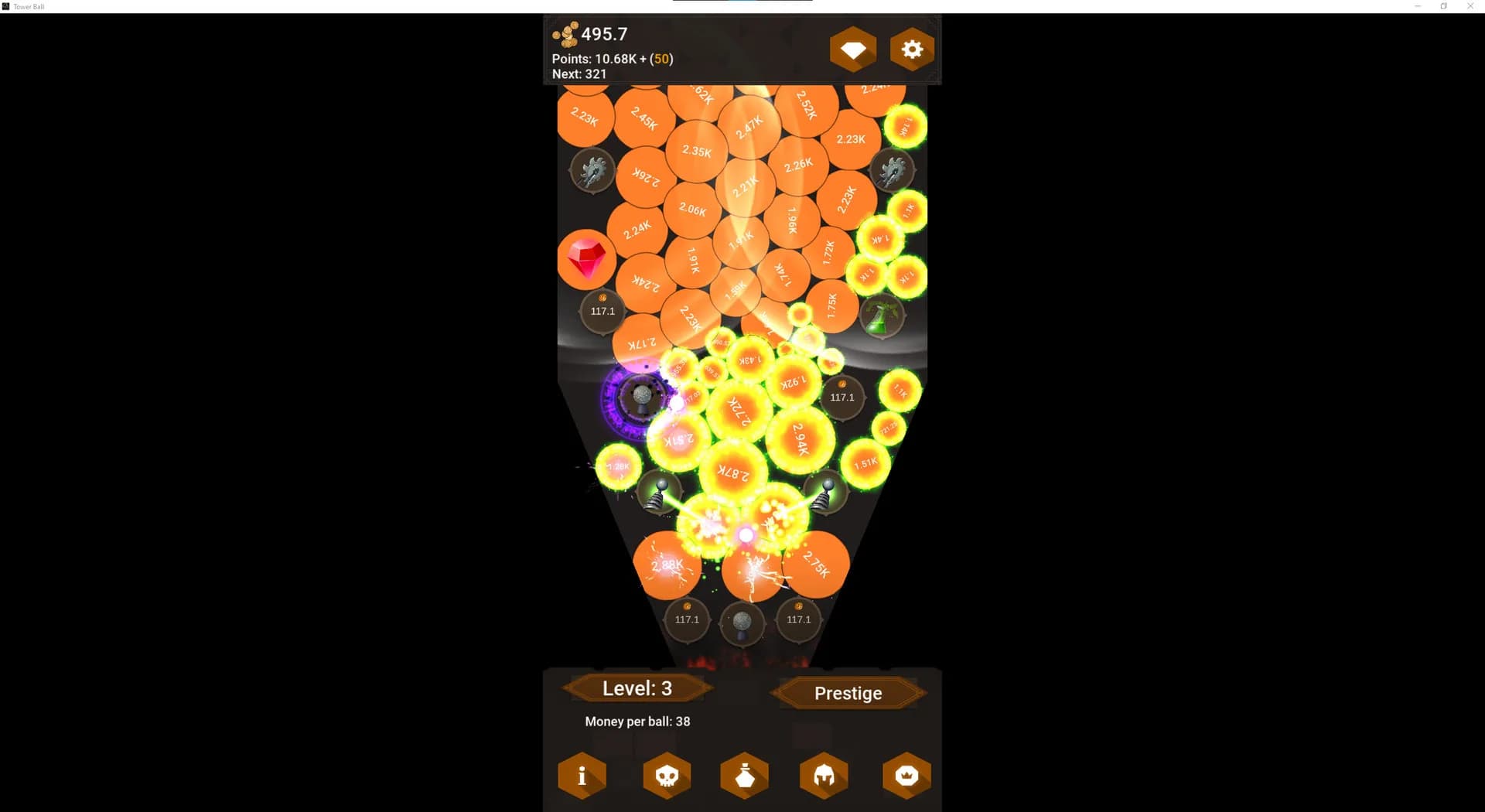 Tower Ball - Incremental Tower Defense görsel 2