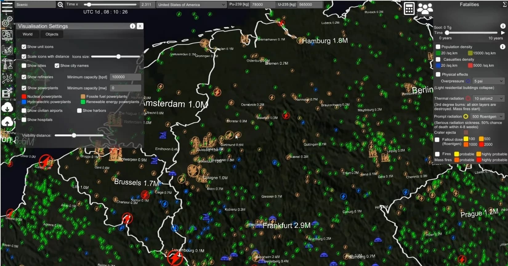 Nuclear War Simulator görsel 4
