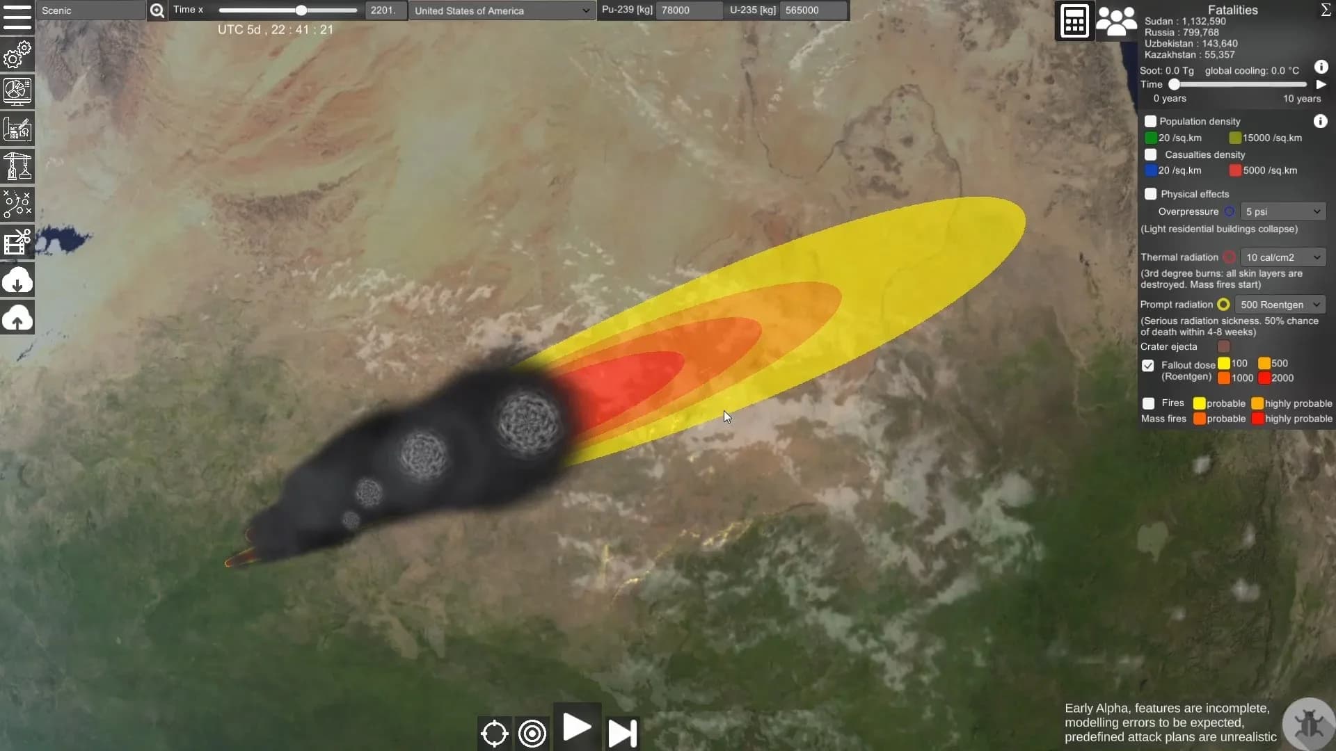 Nuclear War Simulator görsel 7