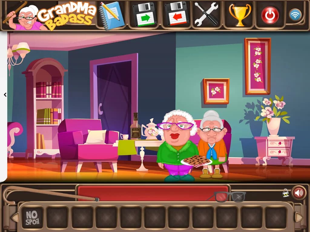 GrandMa Badass - a crazy point and click adventure görsel 3
