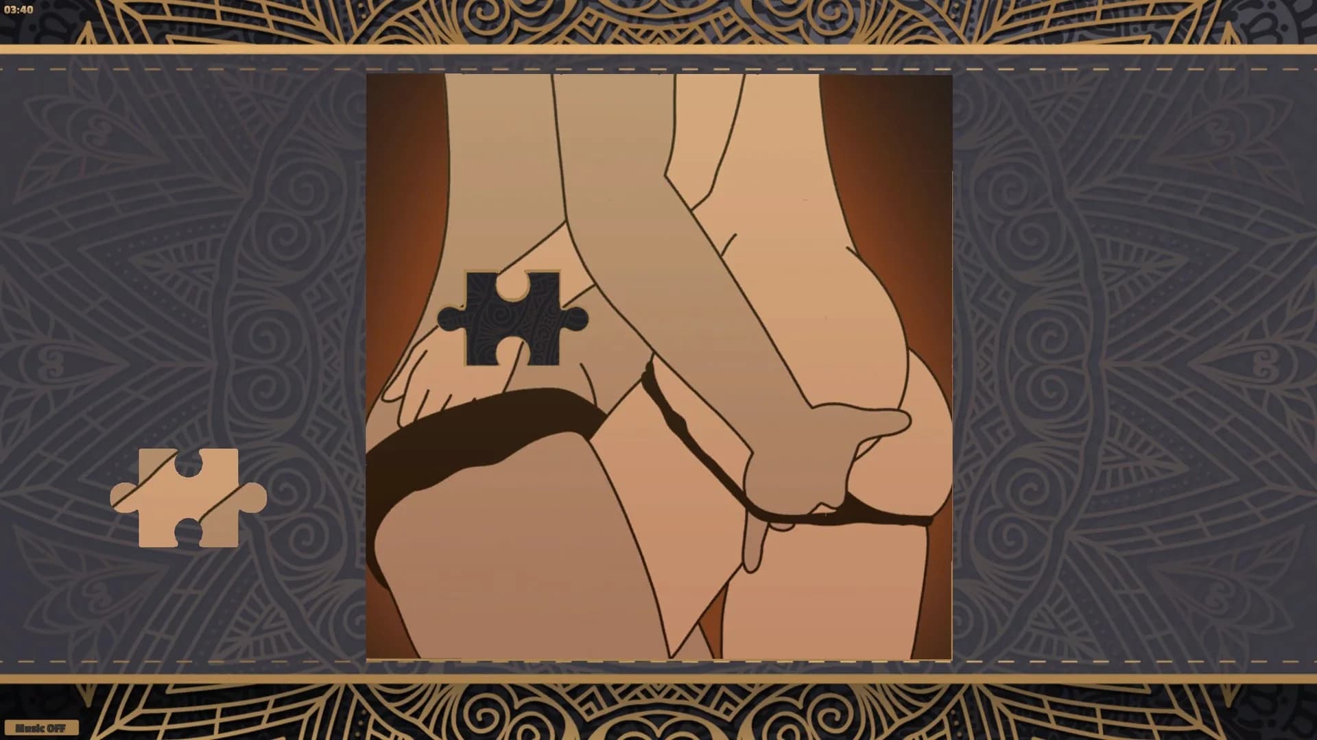 LineArt Jigsaw Puzzle - Erotica 5 görsel 4