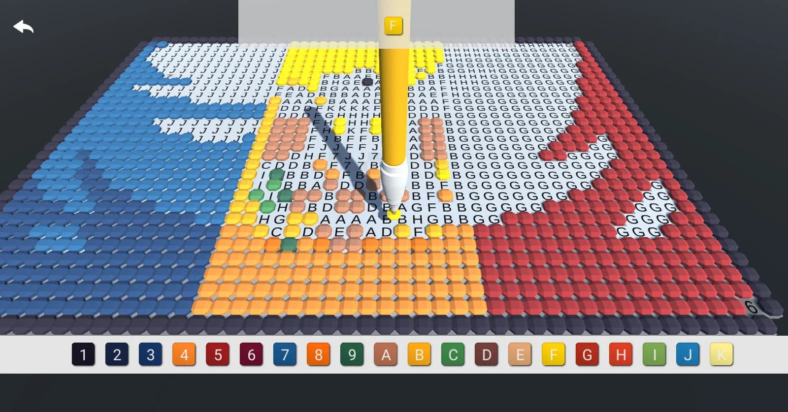 Flag Color Number - Painting and Coloring görsel 2
