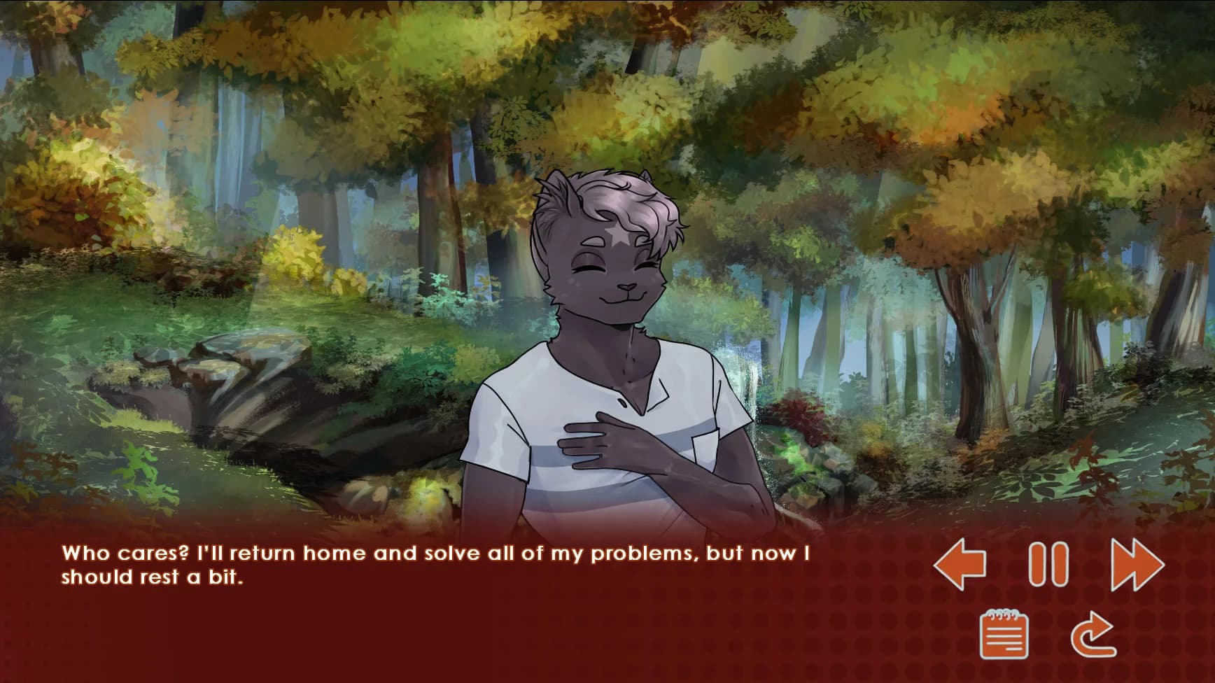Run, Kitty! - A Furry Gay Visual Novel görsel 3