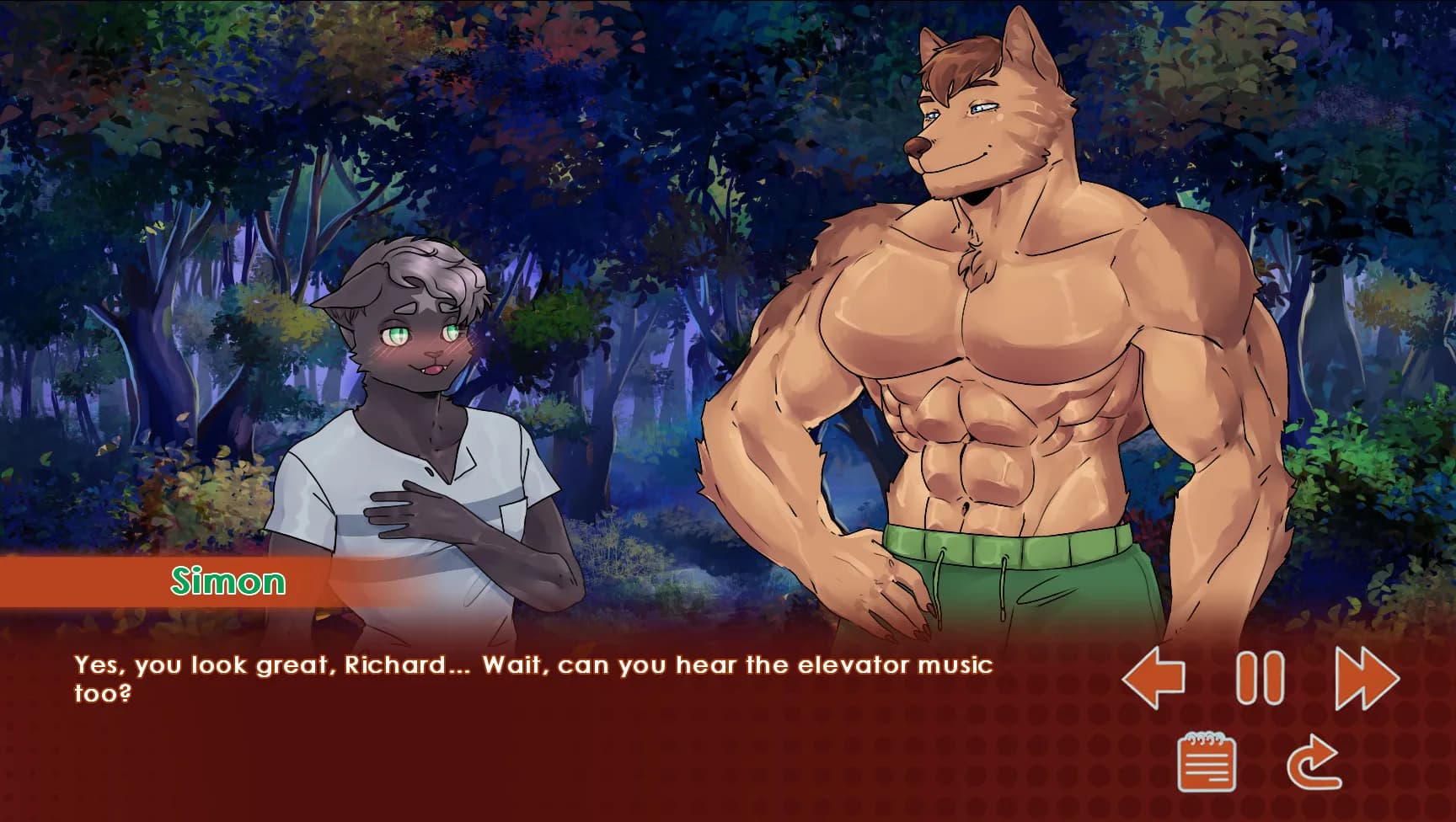Run, Kitty! - A Furry Gay Visual Novel görsel 6