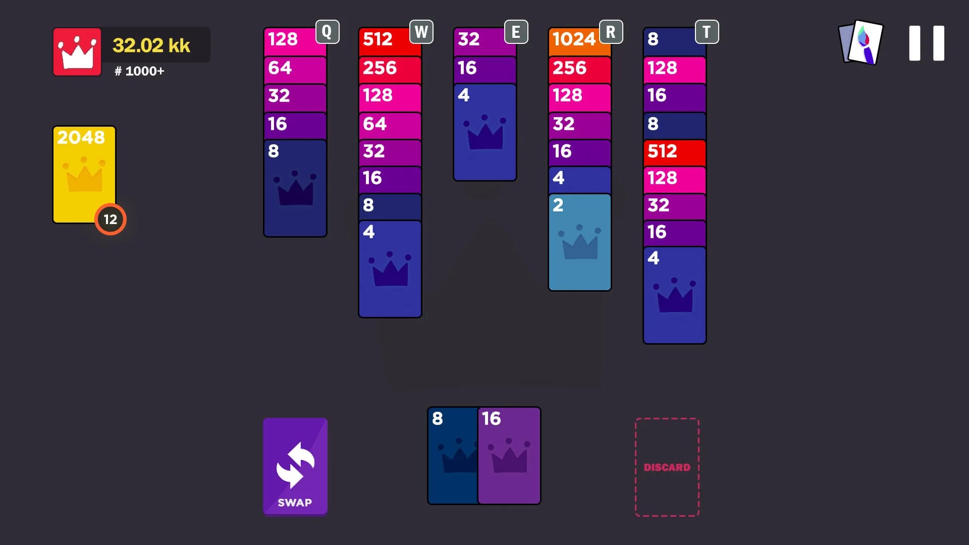 2048 Royal Cards görsel 2
