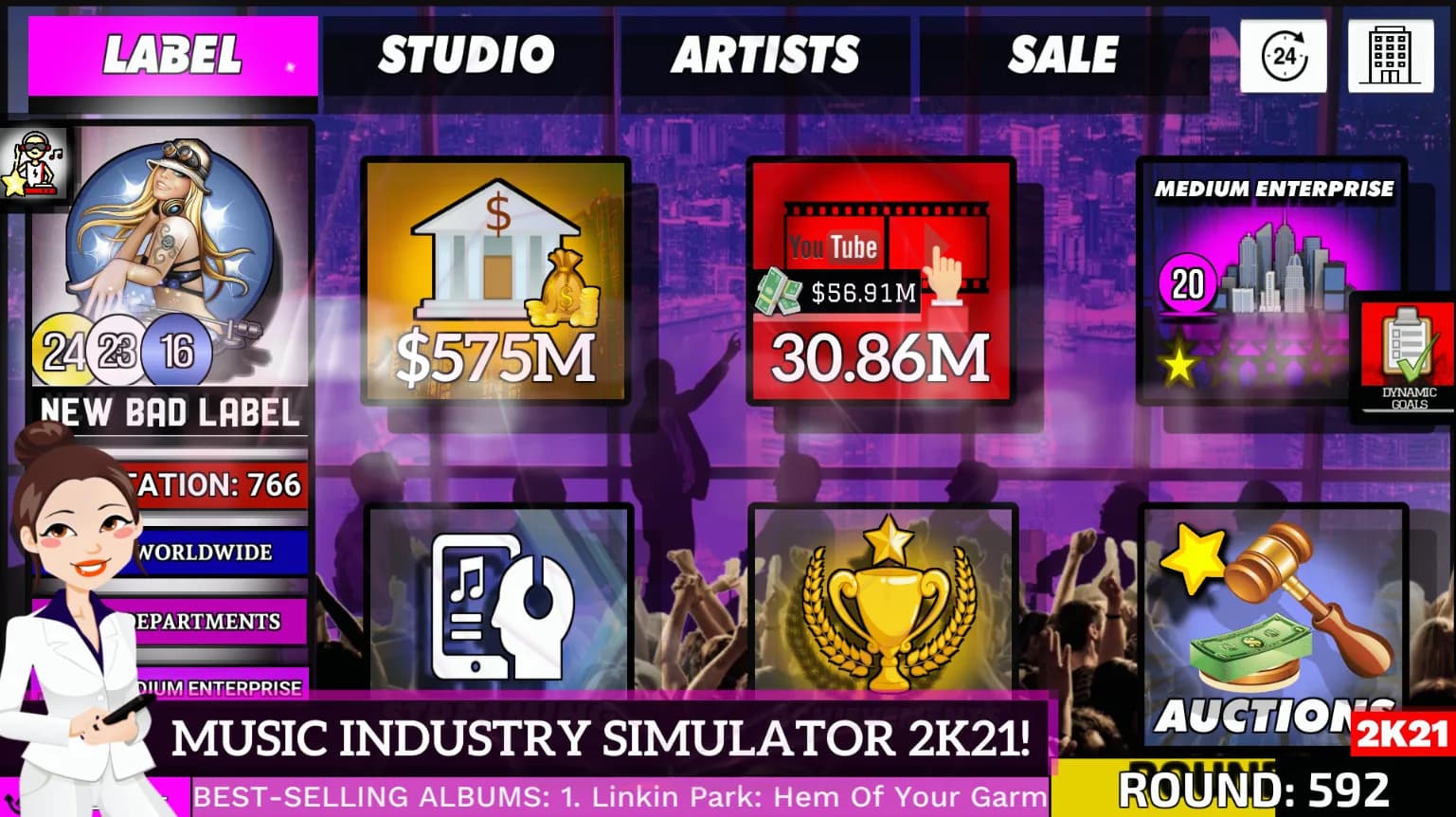 MusicLabeLManager 2K21 görsel 2