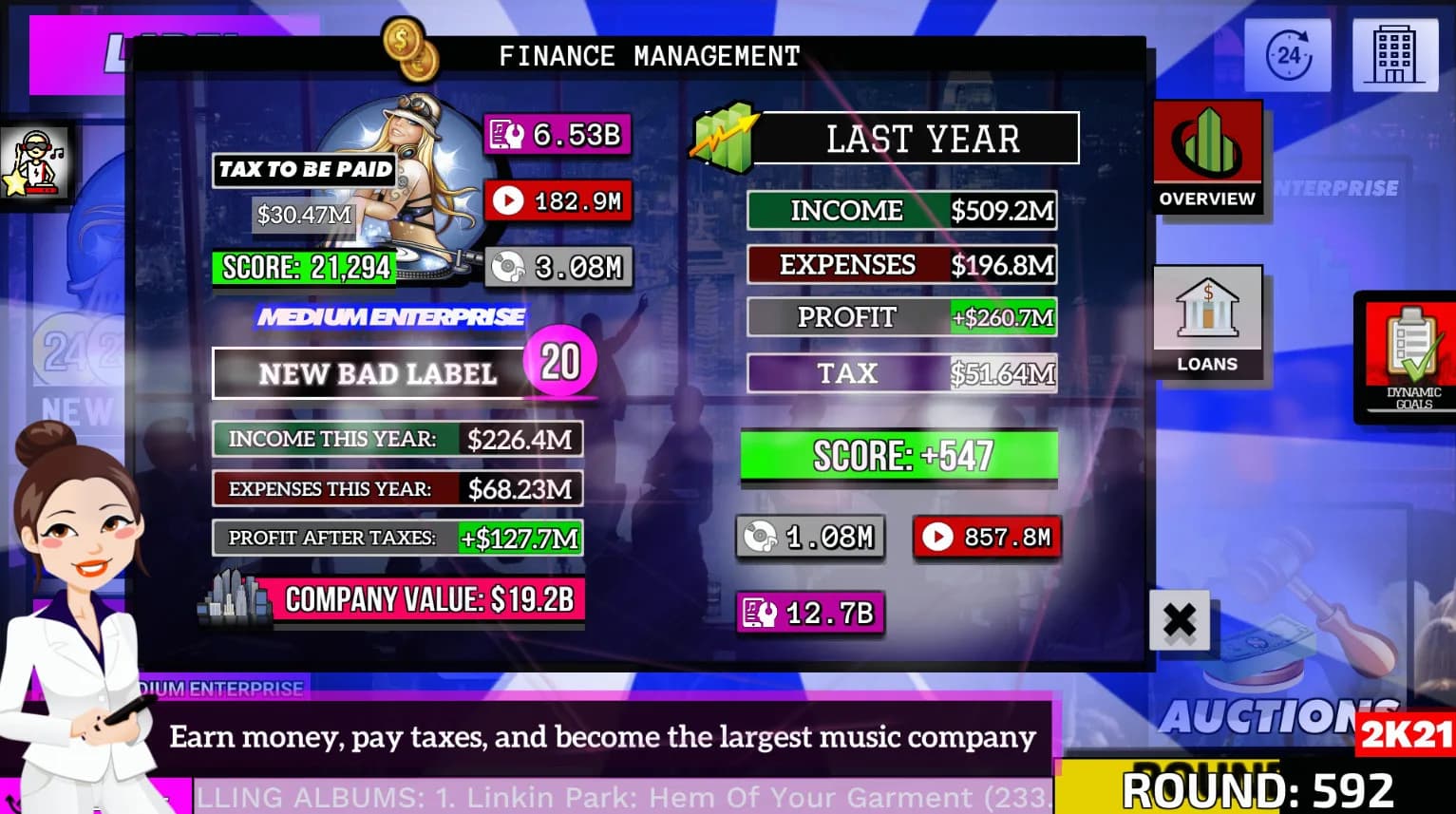 MusicLabeLManager 2K21 görsel 3