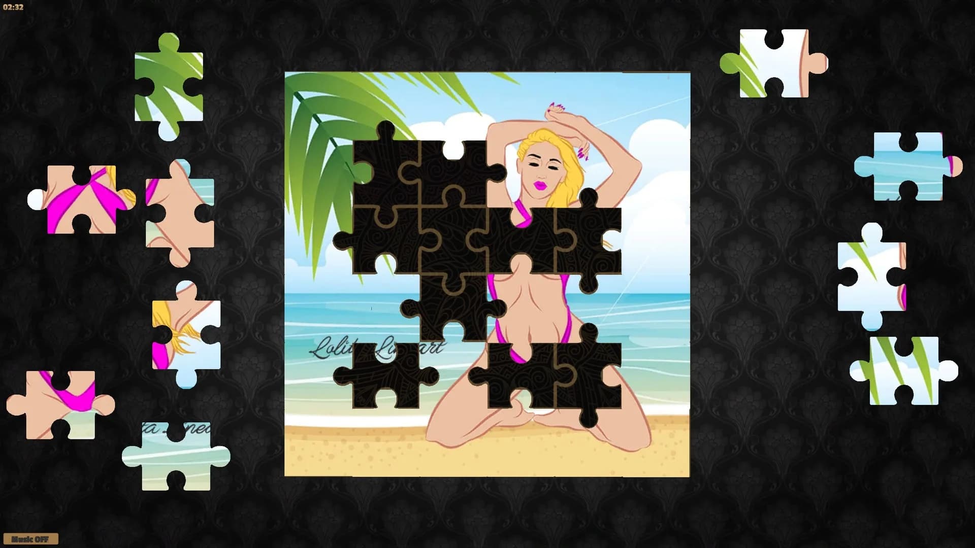 Erotic Jigsaw Puzzle Summer görsel 2