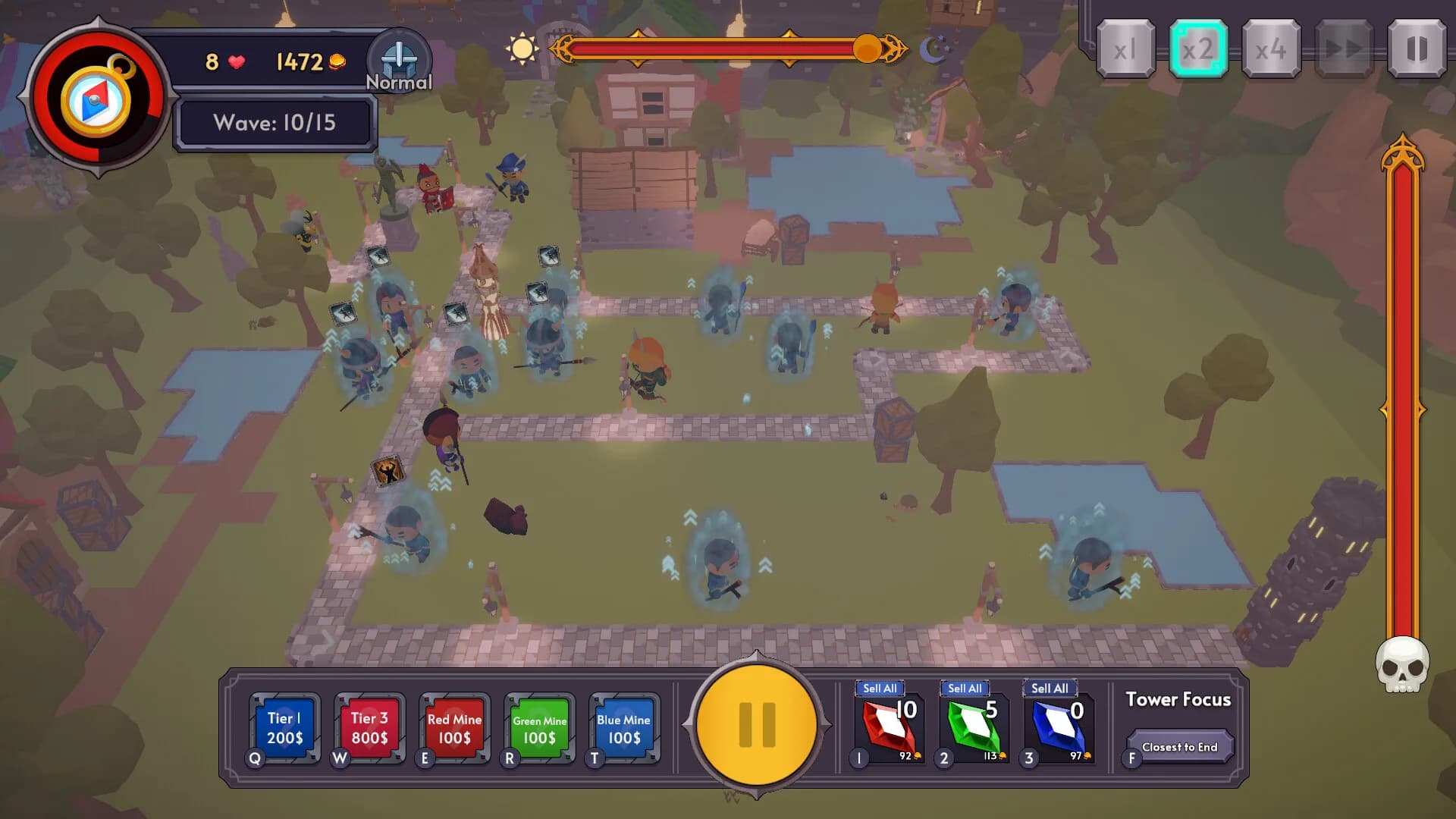 Royal Wars: Farm TD görsel 3
