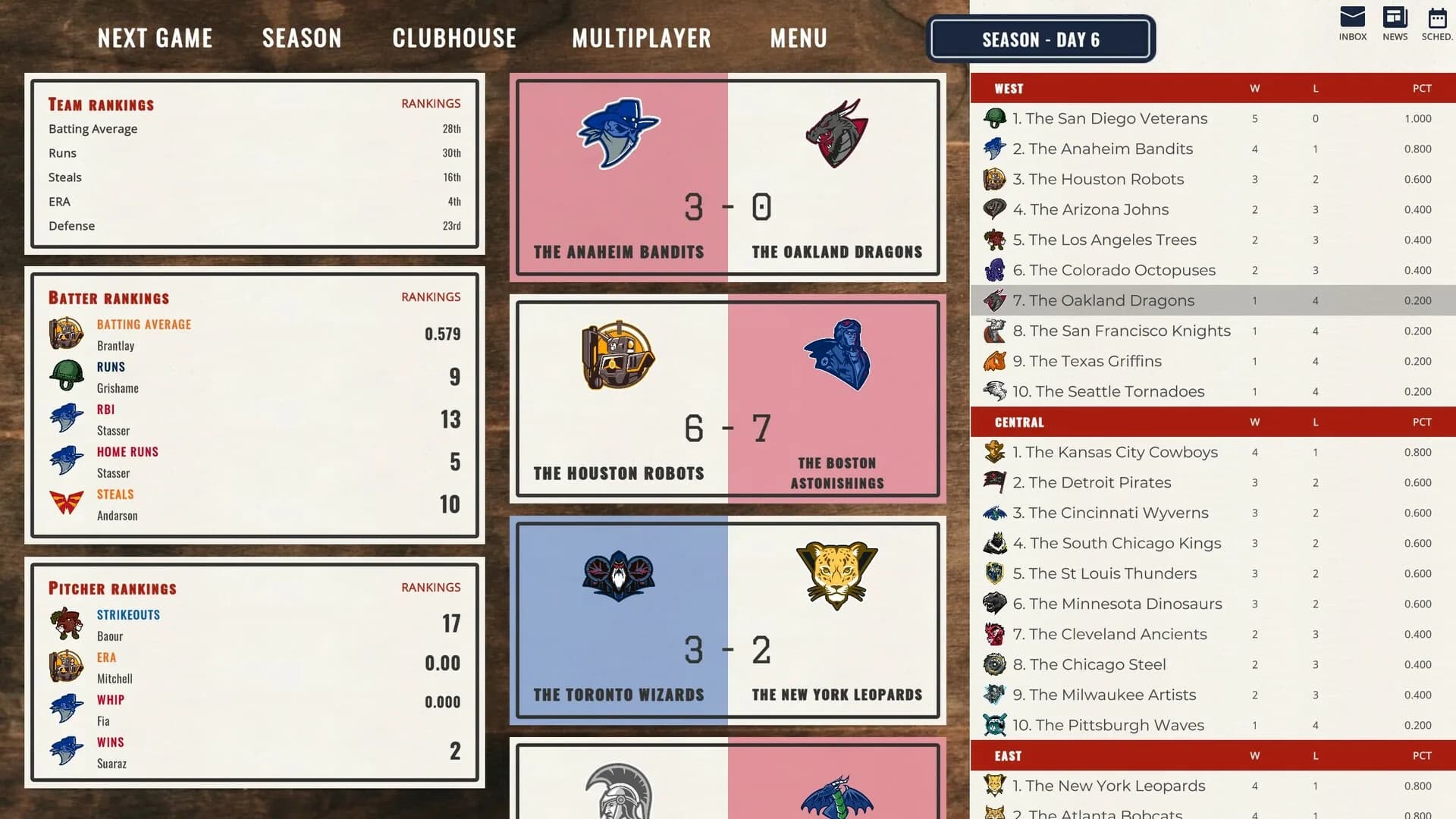 Astonishing Baseball Manager görsel 5