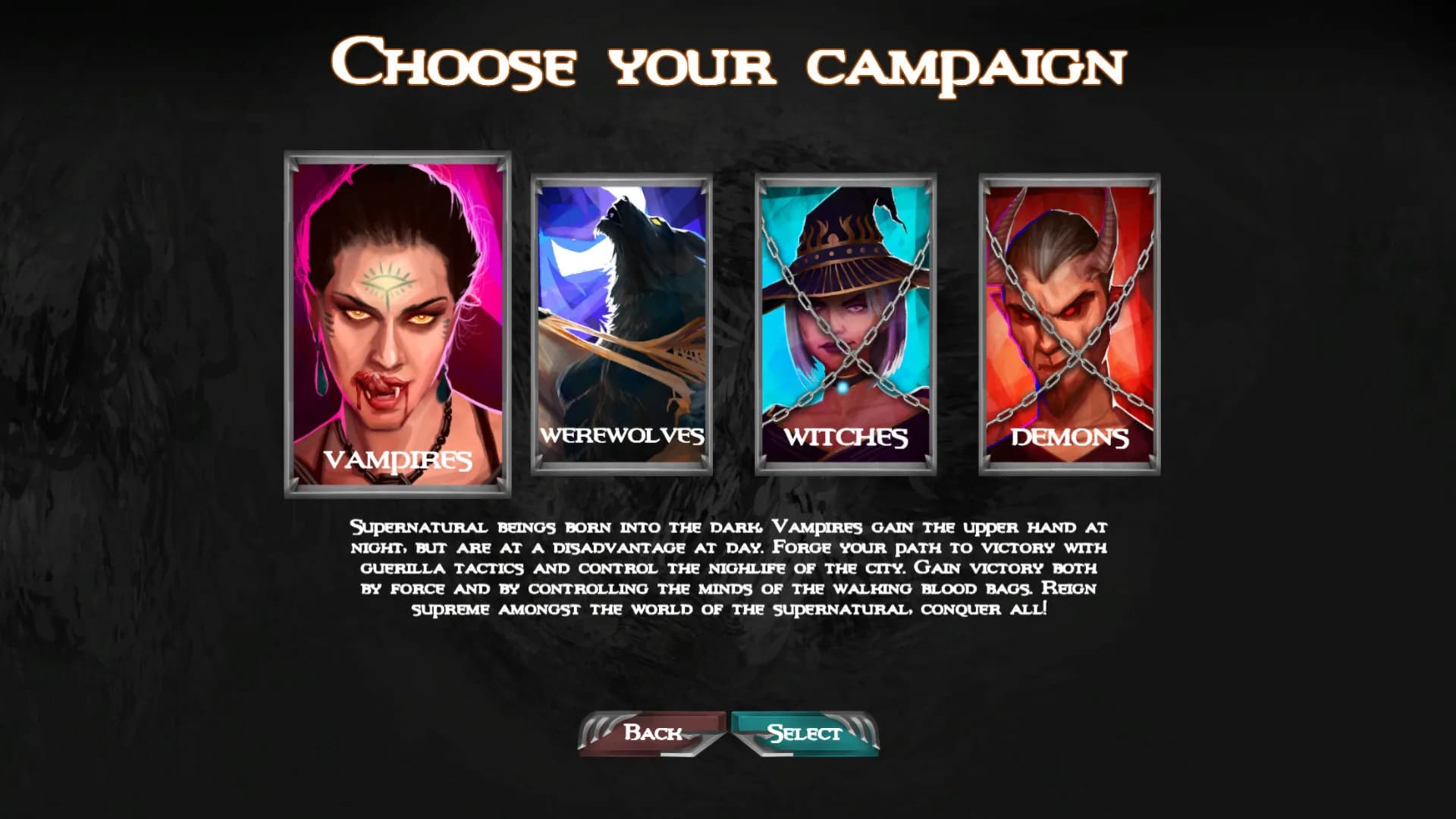 Urban Fantasy: Vampires vs Werewolves görsel 2