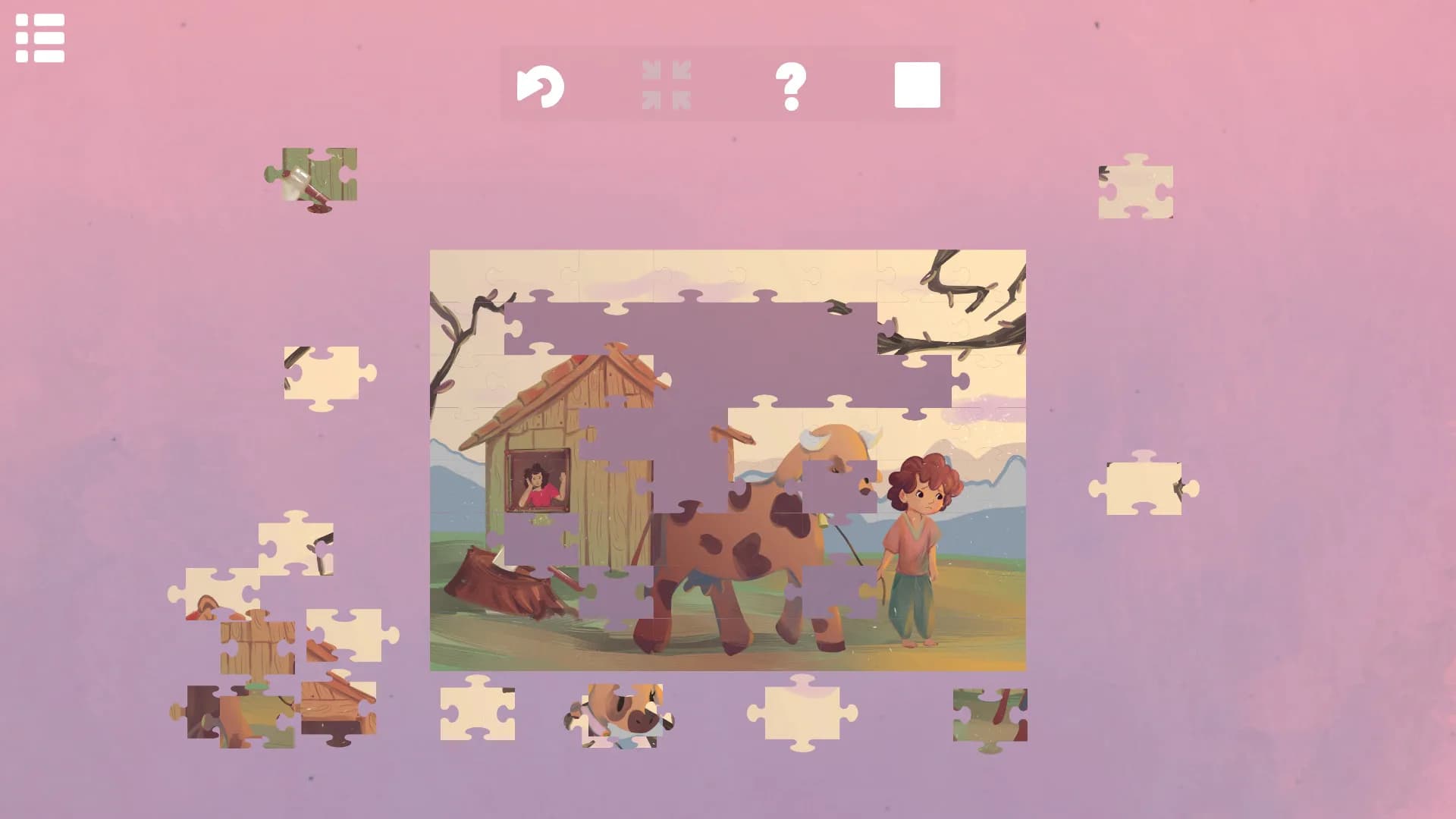 Jigsaw Puzzle - Jack and the Beanstalk görsel 6