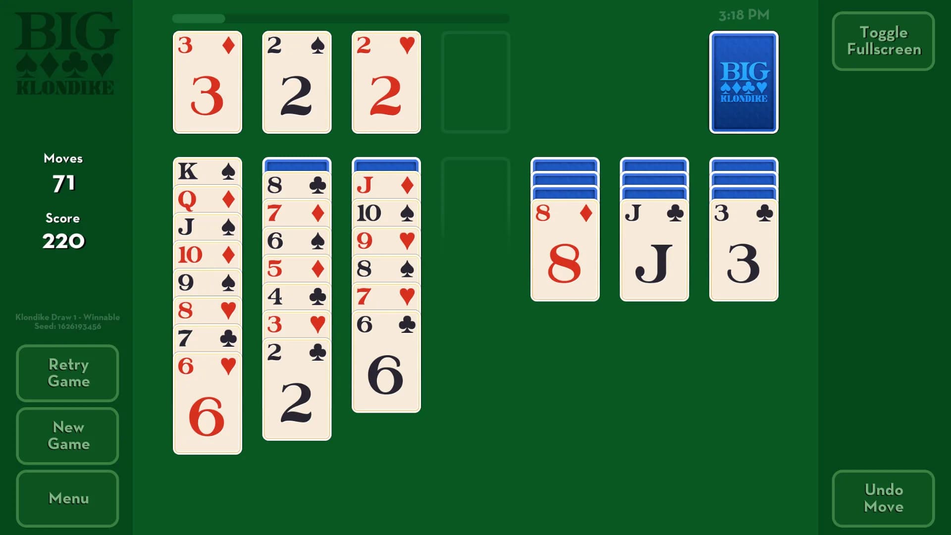 Big Klondike - Classic Solitaire görsel 3