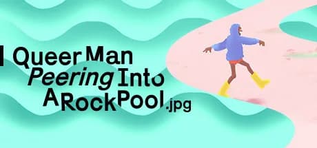Queer Man Peering Into A Rock Pool.jpg görsel 1