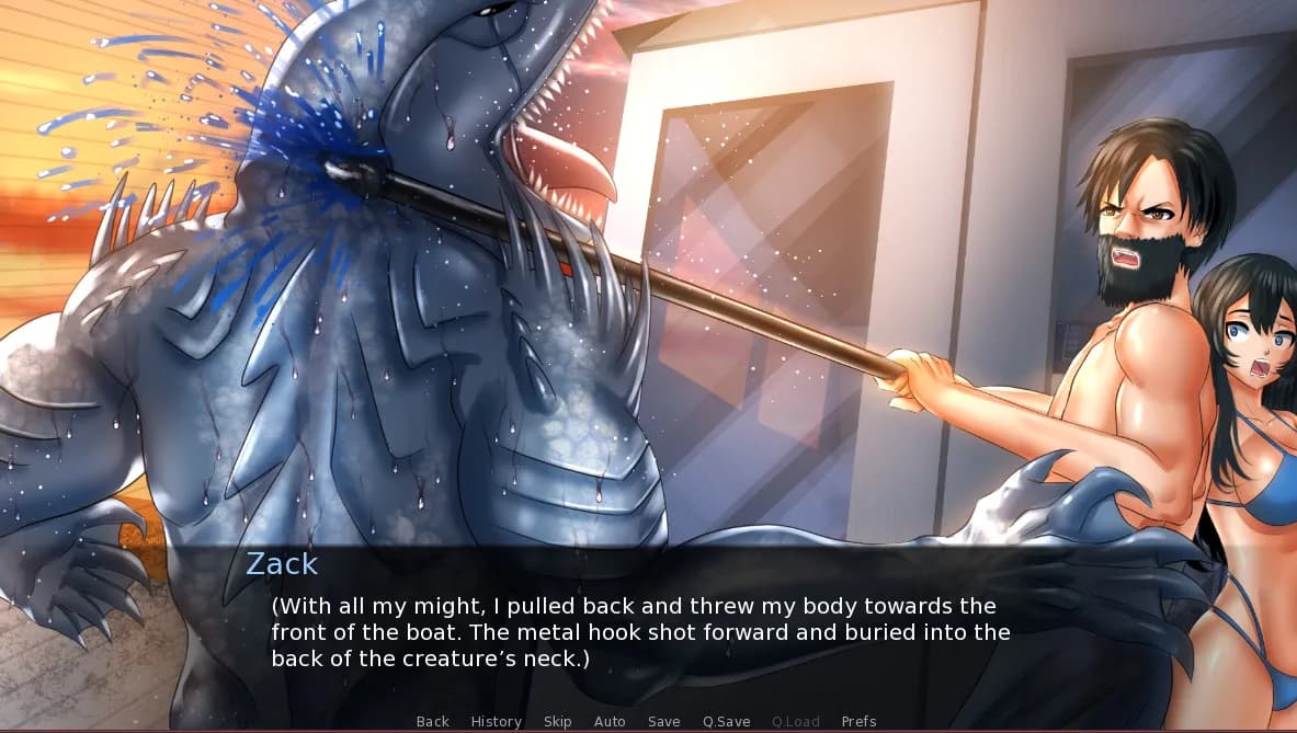 King of the Raft - A LitRPG Visual Novel Apocalypse Adventure görsel 5