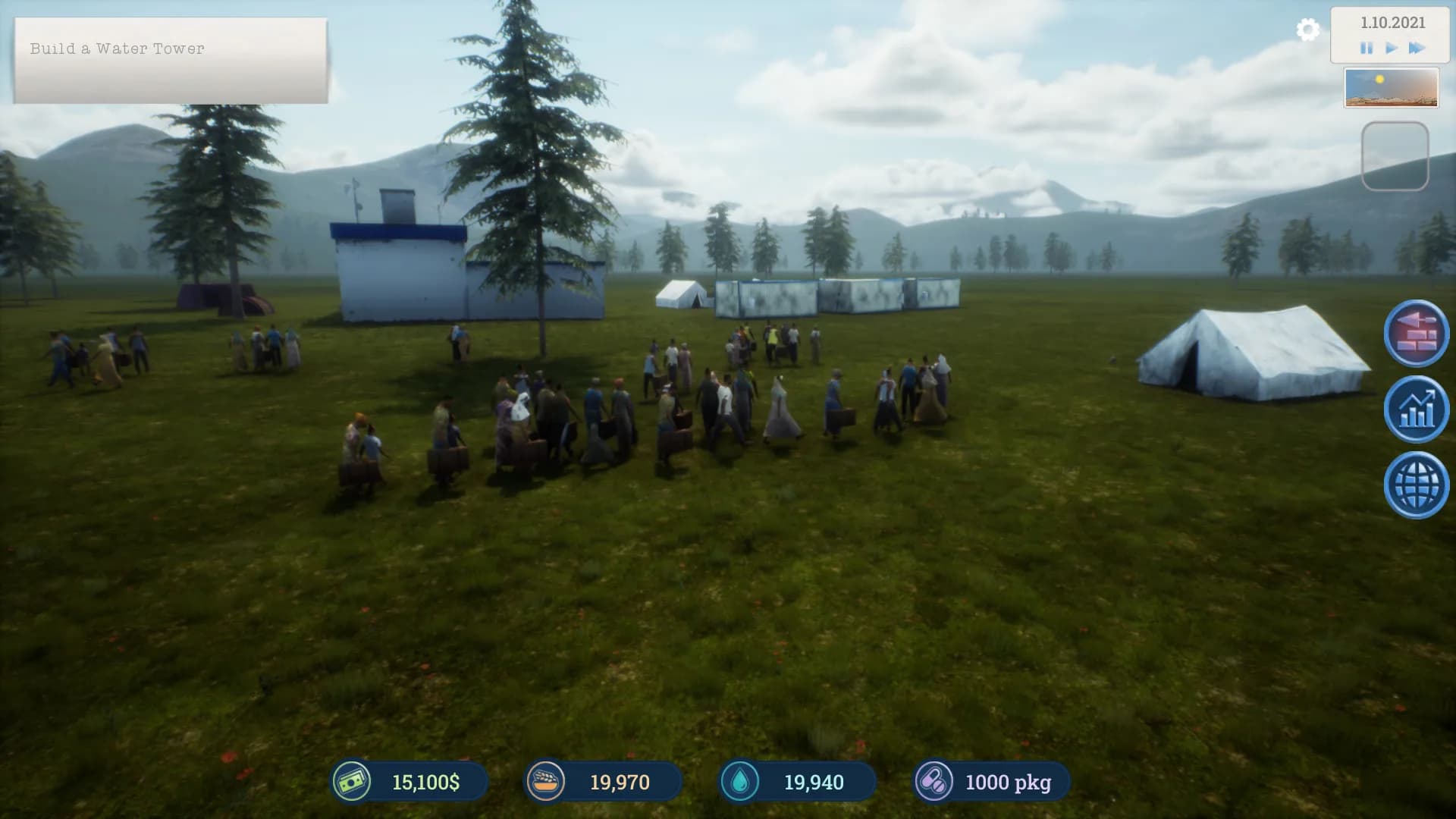 Building Hope - Refugee Camp Simulator görsel 4
