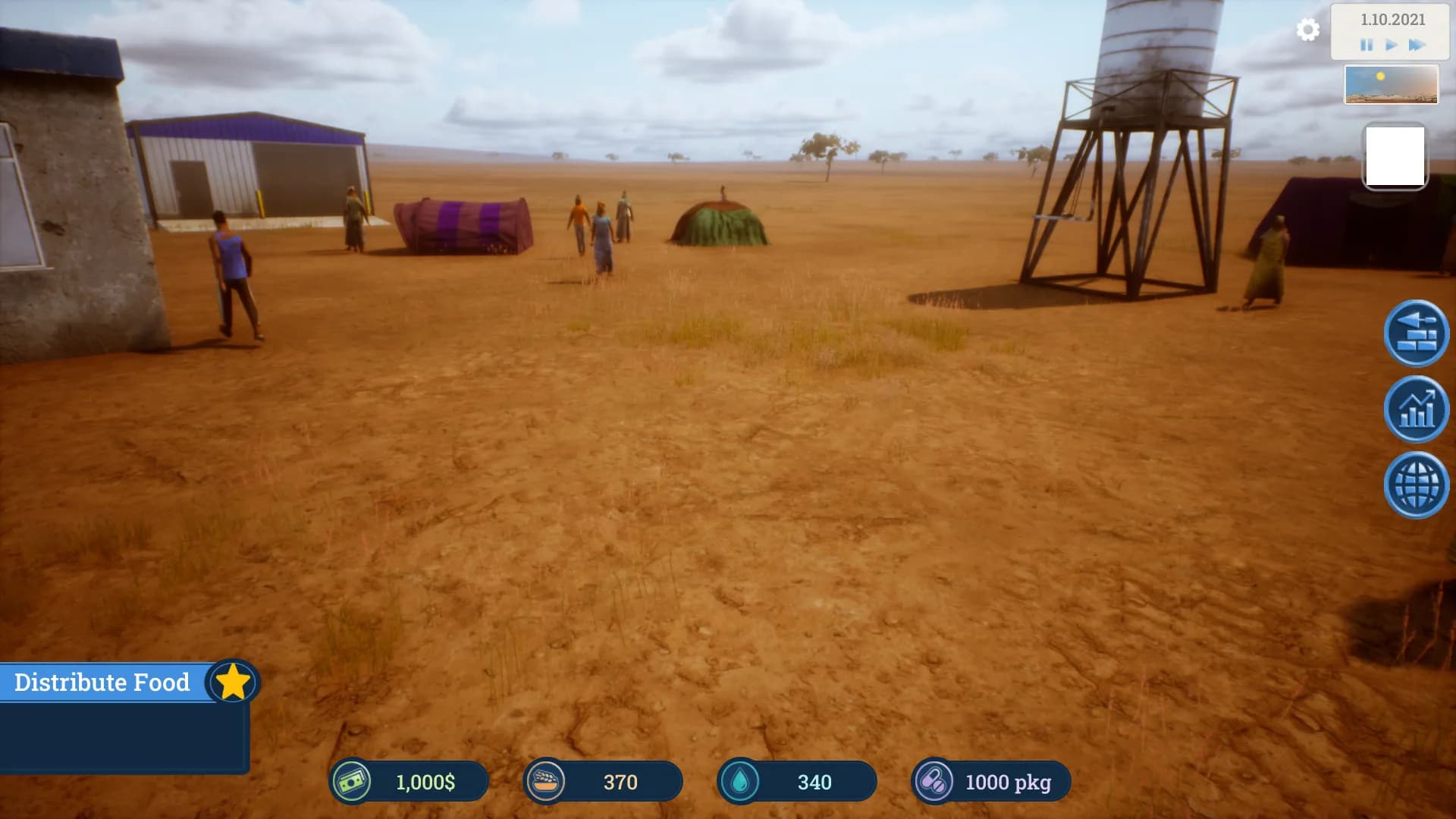 Building Hope - Refugee Camp Simulator görsel 8