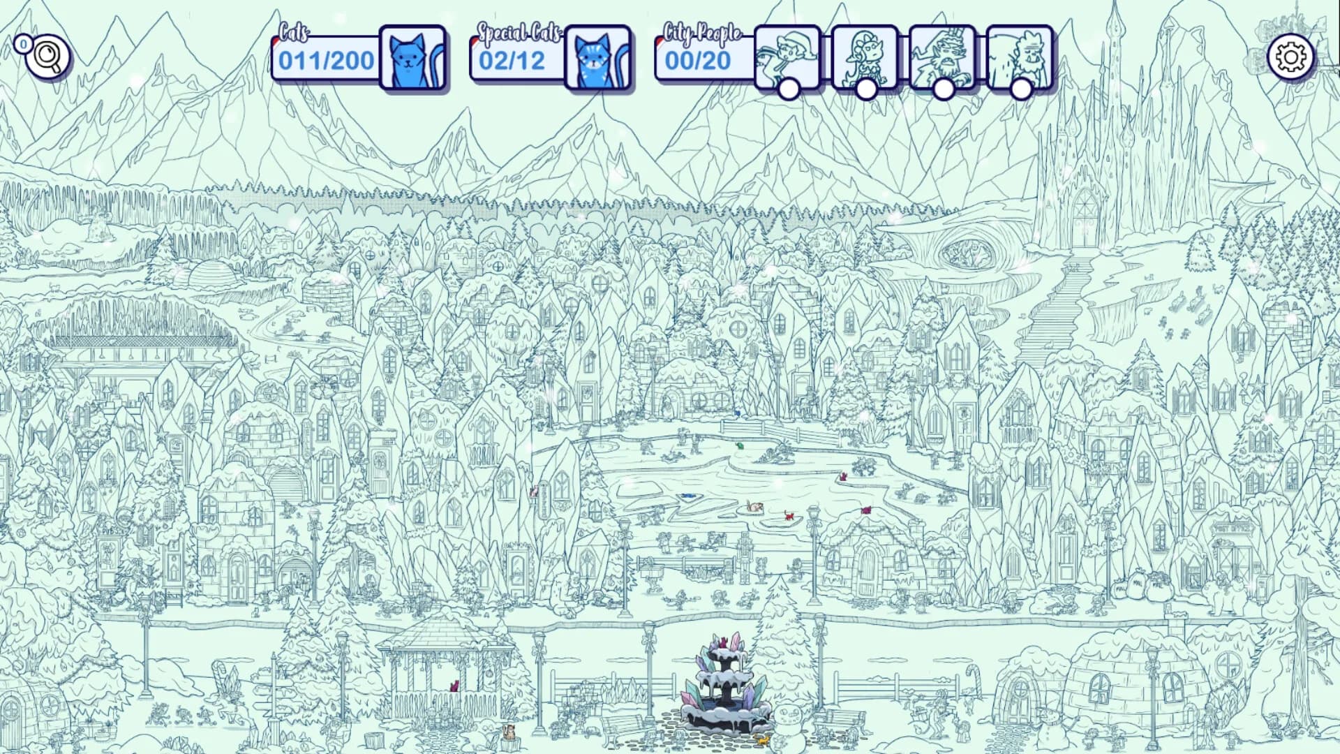 Hidden Cats in Santa's Realm görsel 6