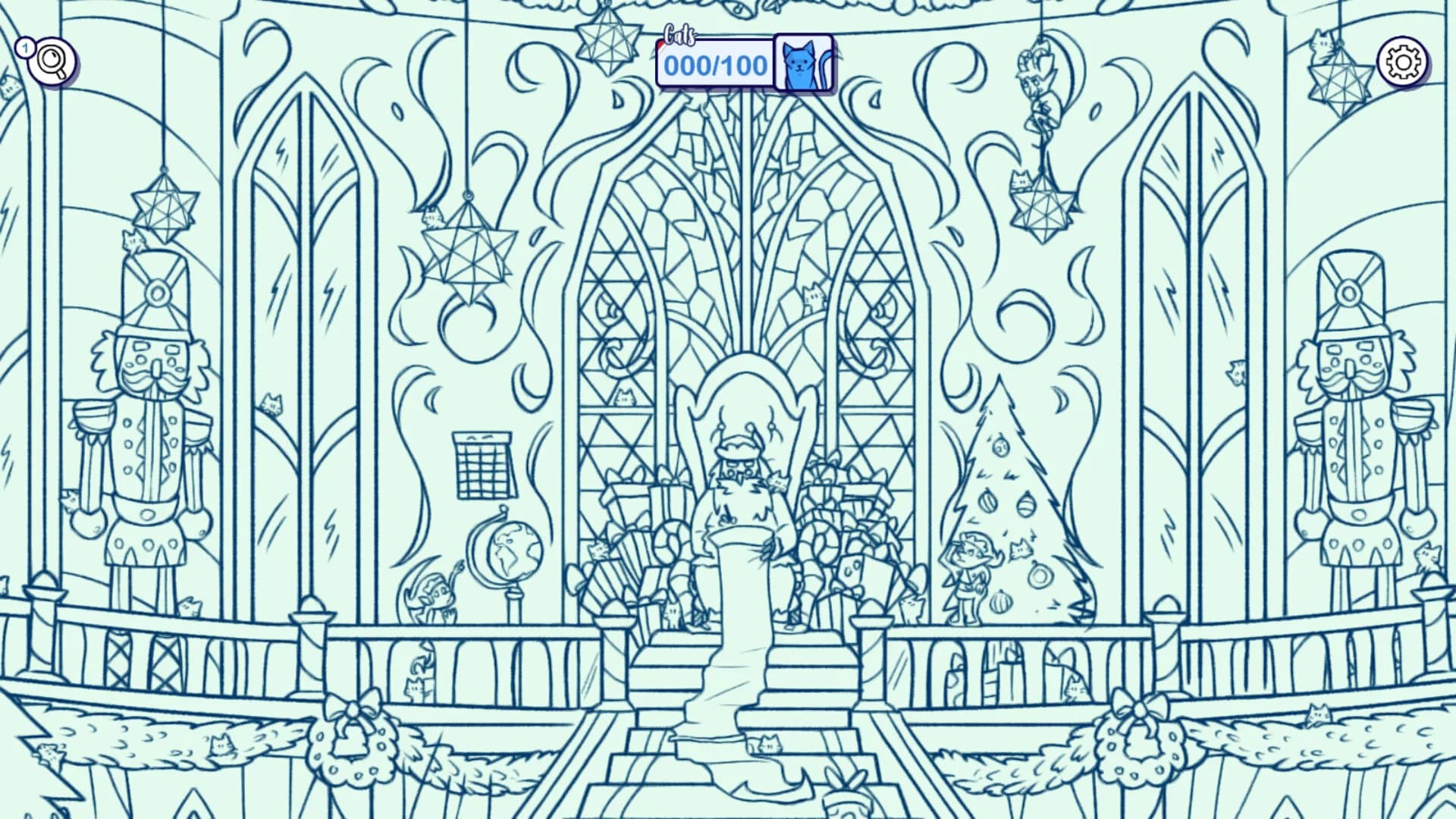 Hidden Cats in Santa's Realm görsel 8