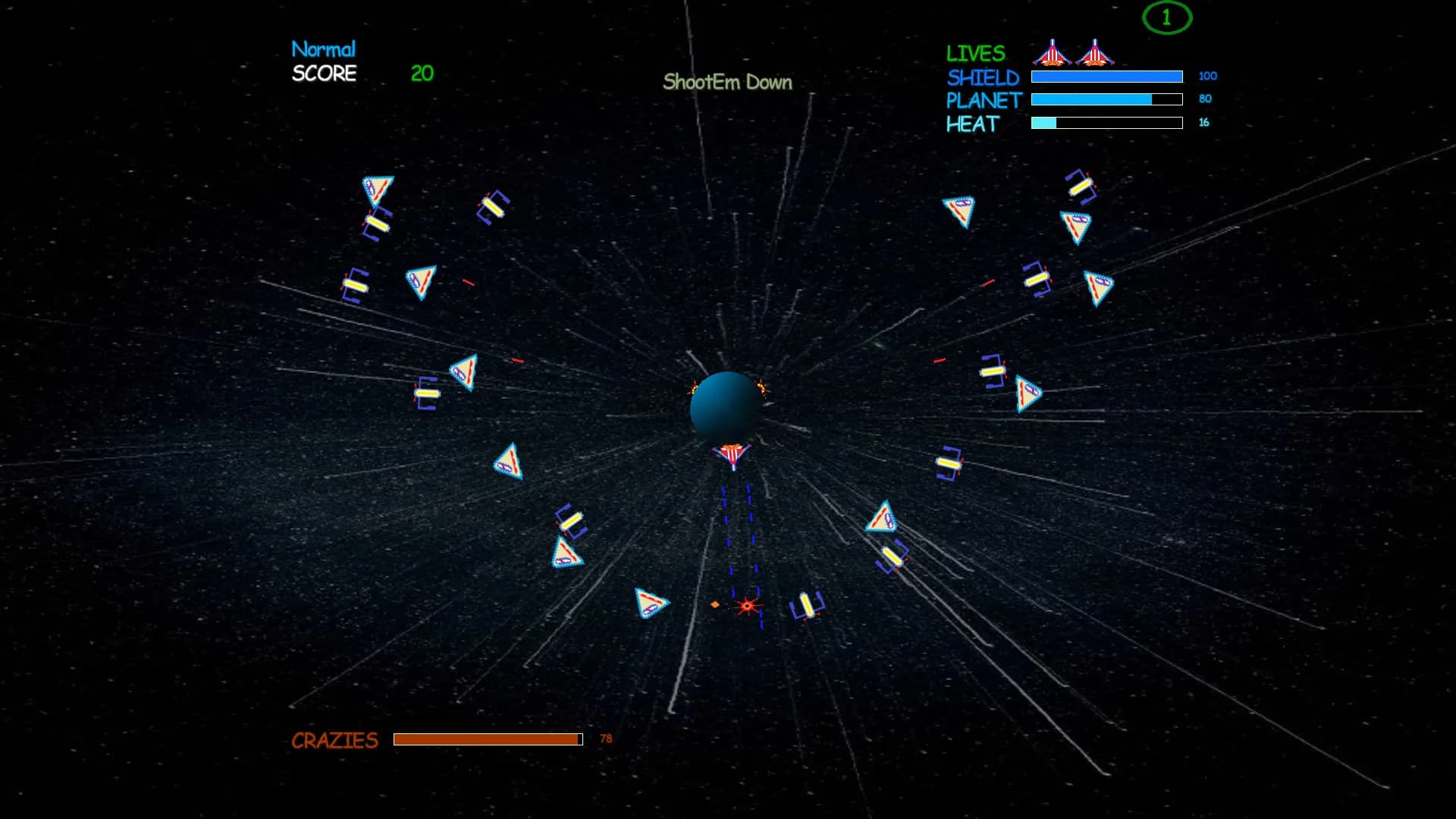 Crazy Invader ShootEm Down görsel 6