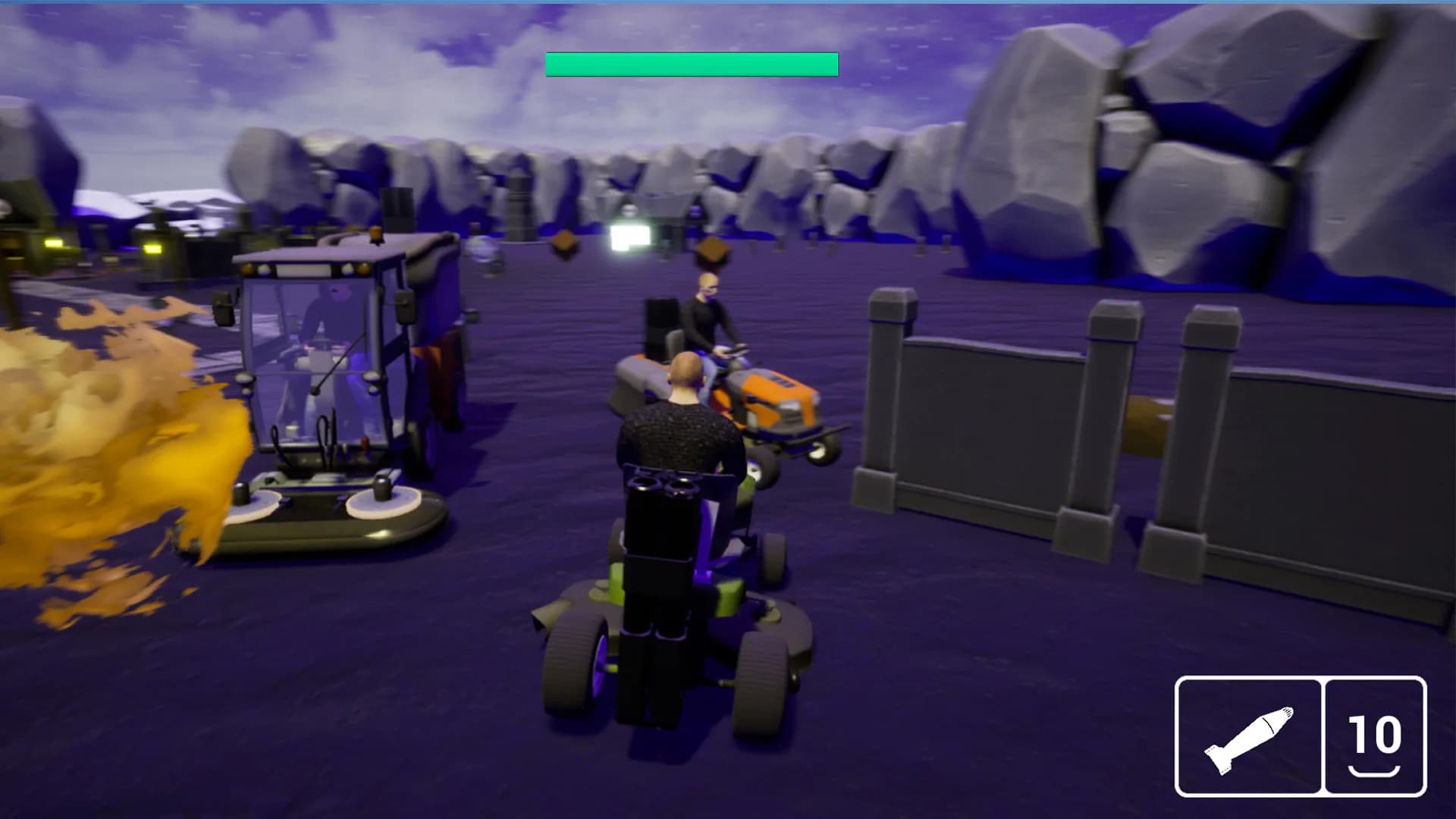 Lawnmower Game: Battle görsel 5