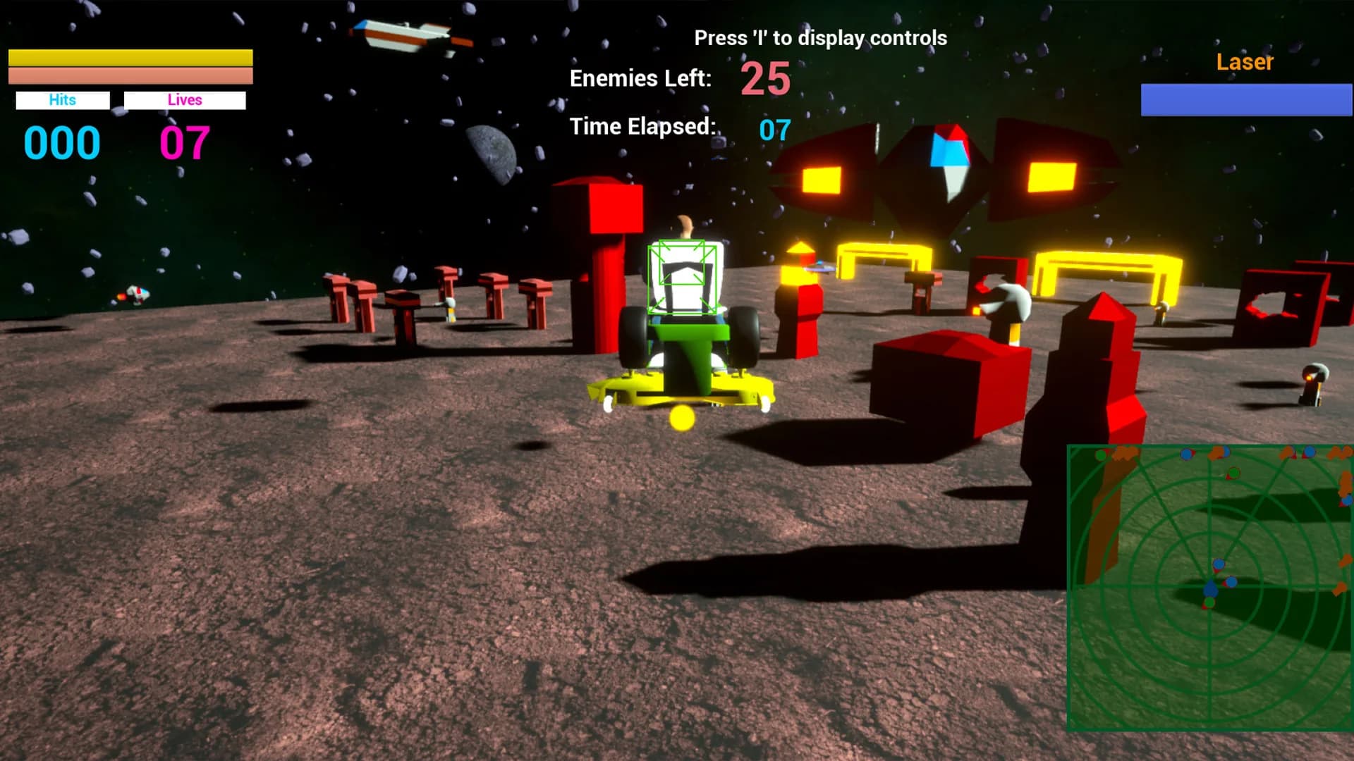 Lawnmower Game: Space Fight görsel 7