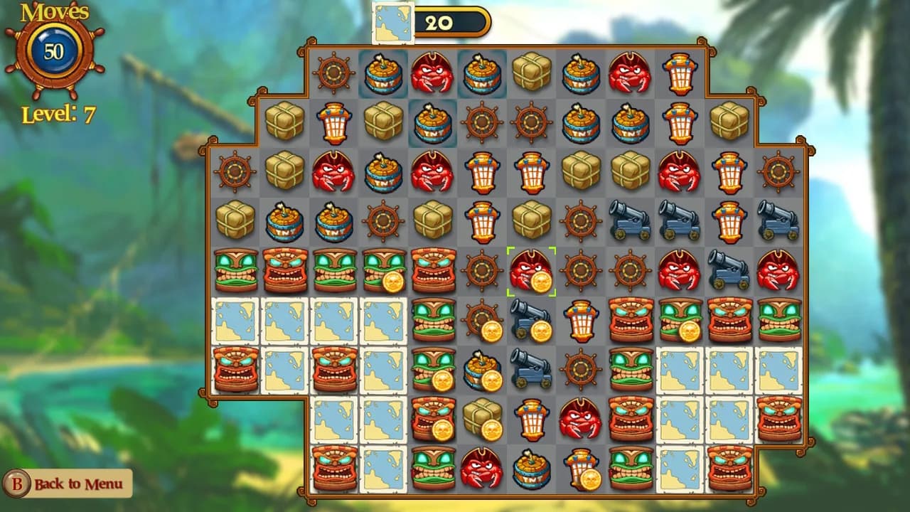 Match Three Pirates II görsel 2