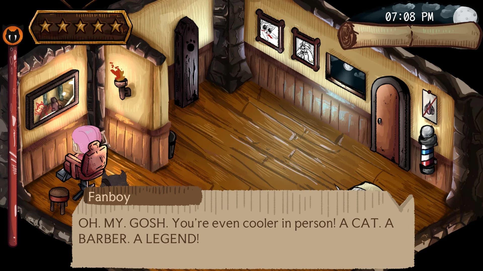 Count Meowcula's Barbershop görsel 3