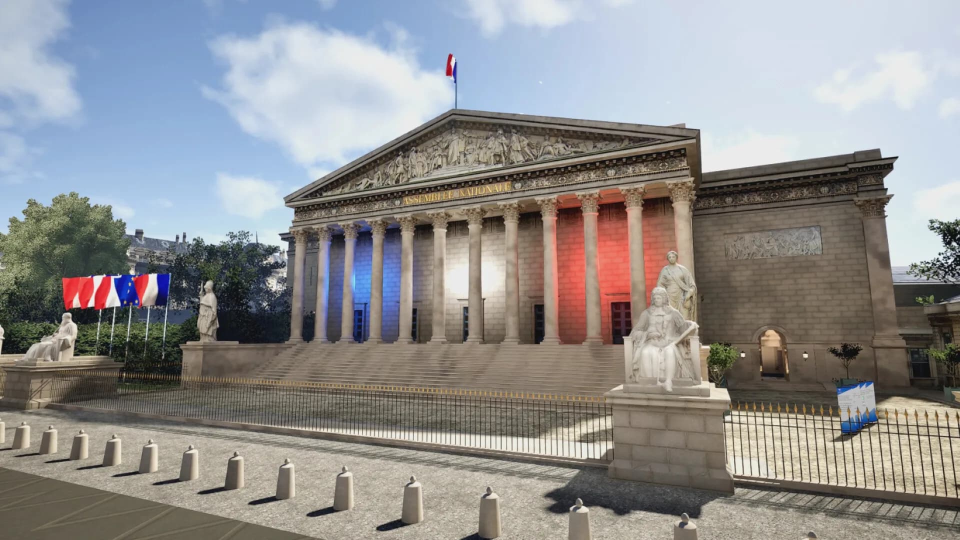 Visite virtuelle de l'Assemblée nationale görsel 2