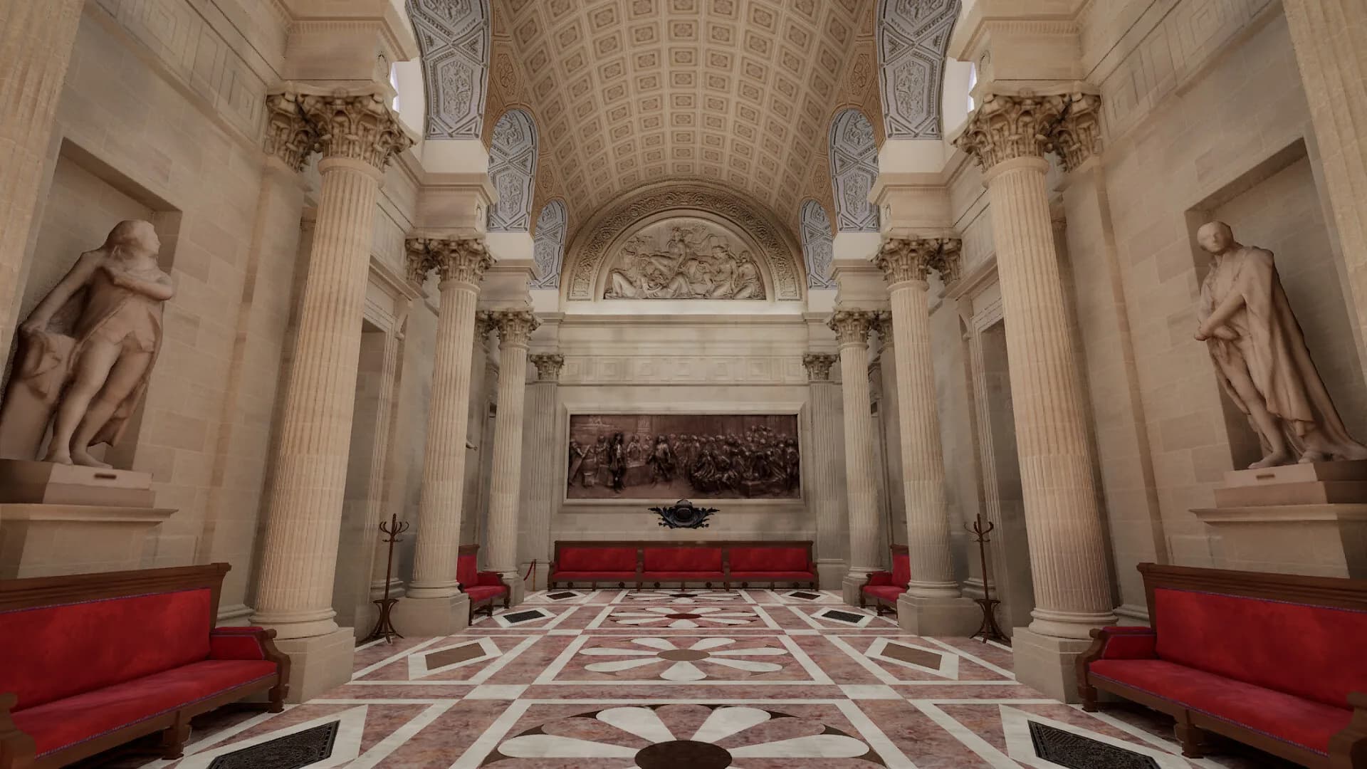 Visite virtuelle de l'Assemblée nationale görsel 5