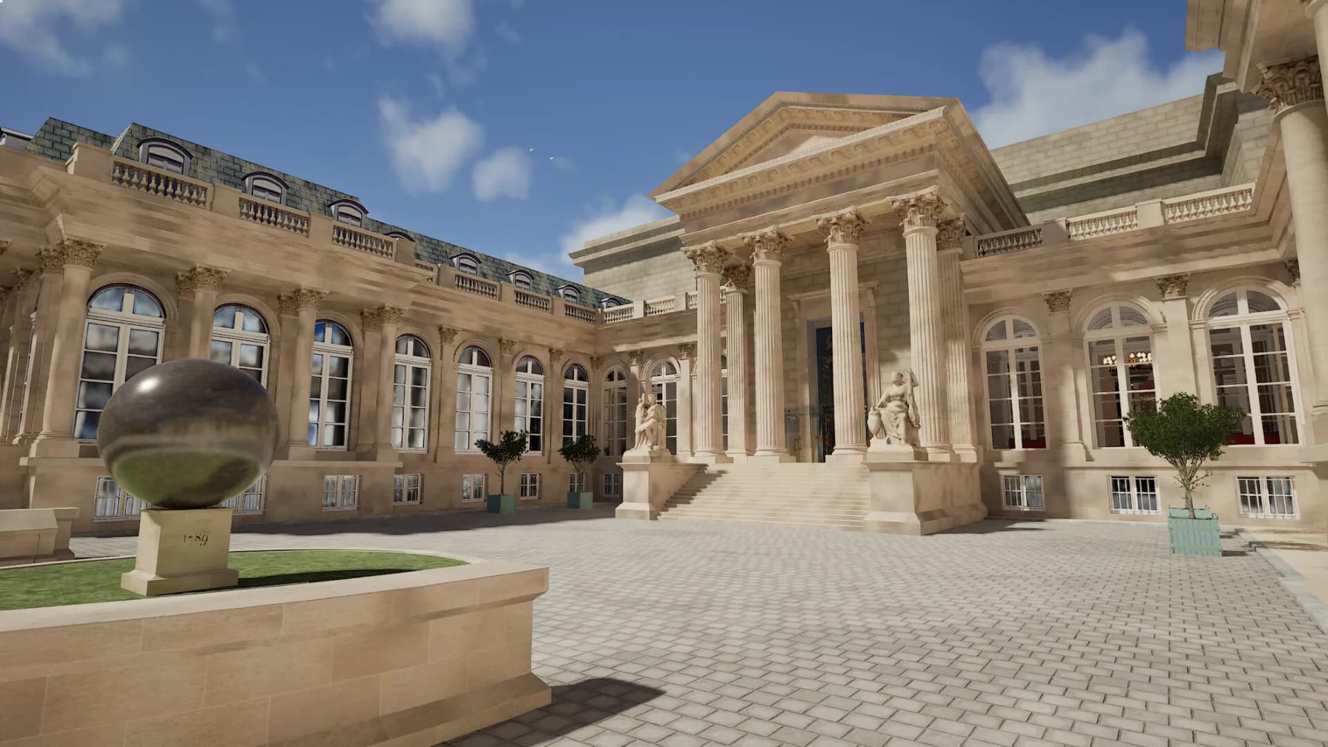 Visite virtuelle de l'Assemblée nationale görsel 7