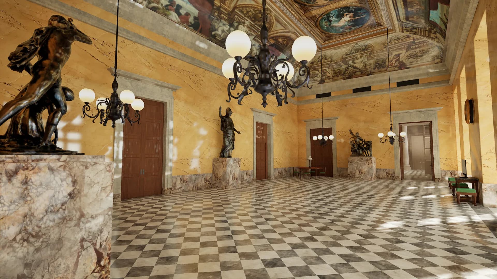 Visite virtuelle de l'Assemblée nationale görsel 8
