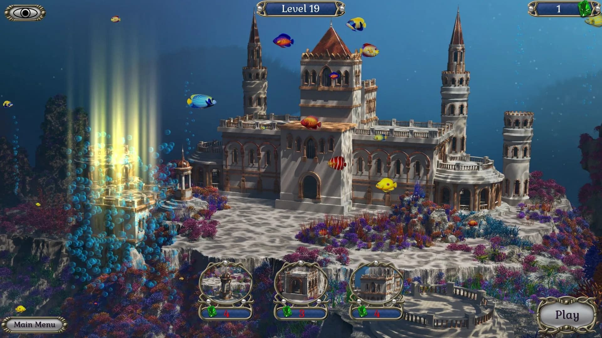 Jewel Match Atlantis Solitaire 3 - Collector's Edition görsel 3
