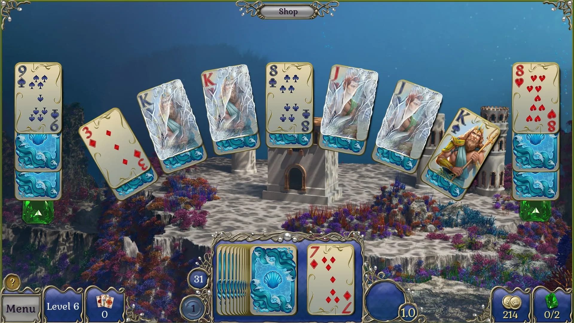 Jewel Match Atlantis Solitaire 3 - Collector's Edition görsel 12