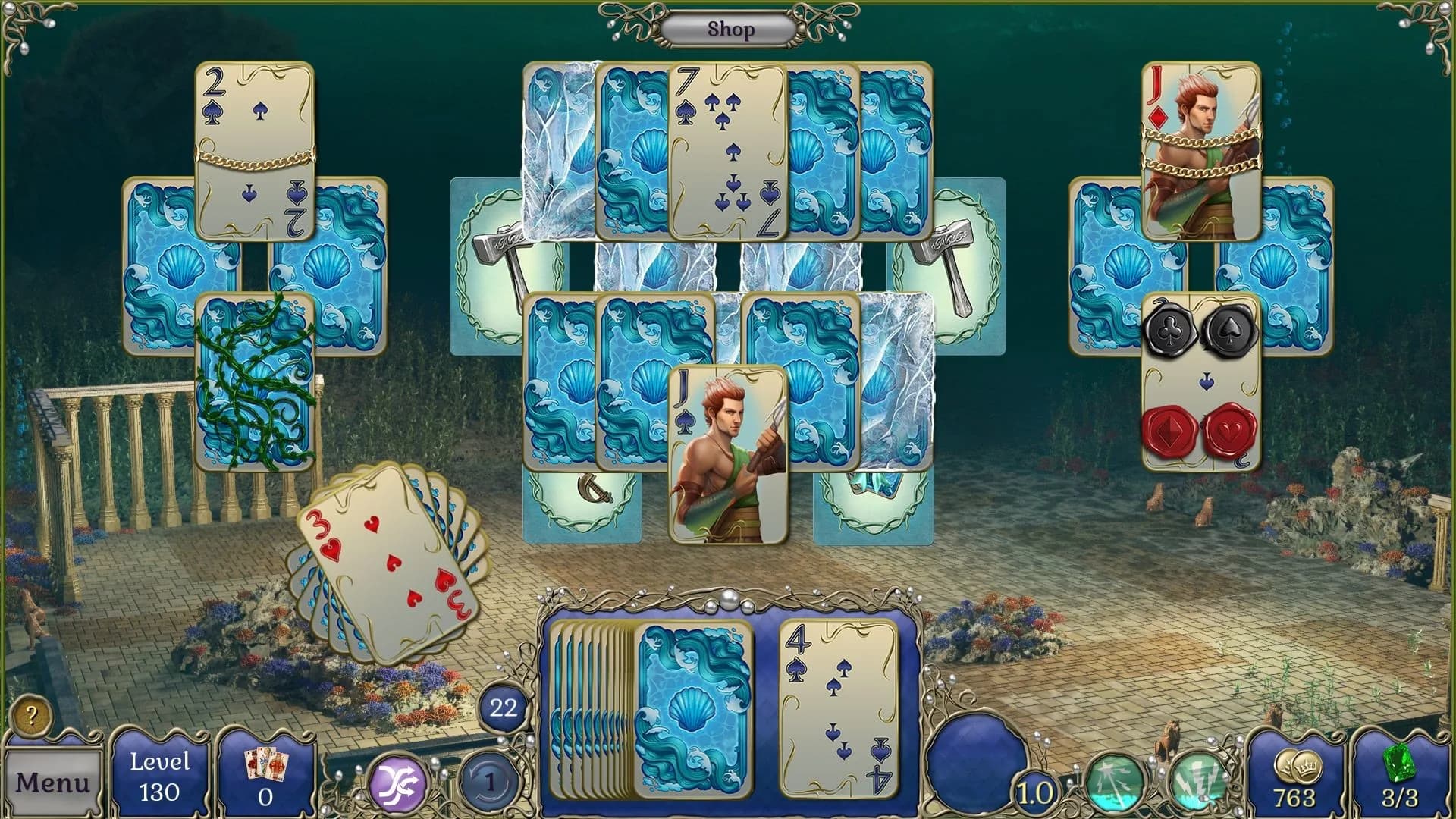 Jewel Match Atlantis Solitaire 3 - Collector's Edition görsel 16