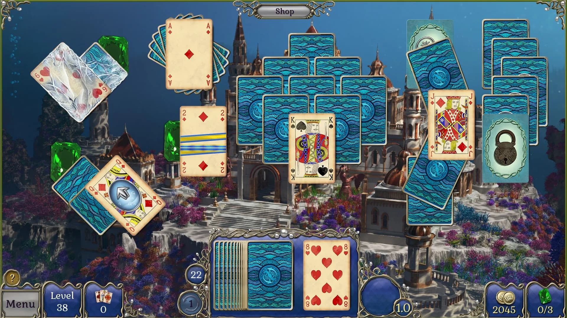 Jewel Match Atlantis Solitaire 3 - Collector's Edition görsel 18
