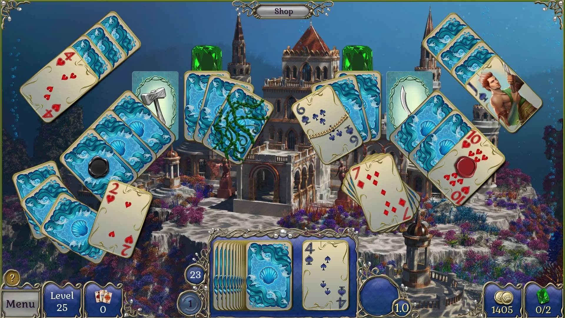 Jewel Match Atlantis Solitaire 3 - Collector's Edition görsel 4