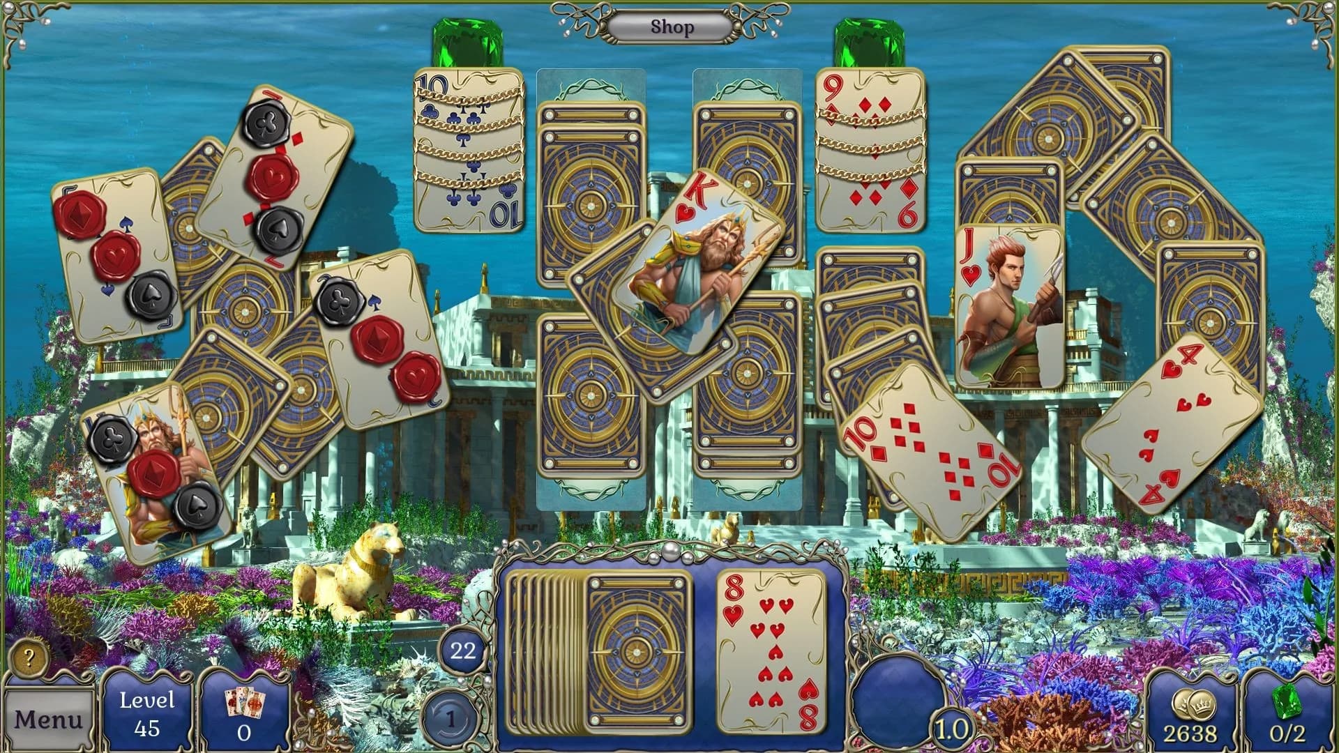 Jewel Match Atlantis Solitaire 3 - Collector's Edition görsel 6