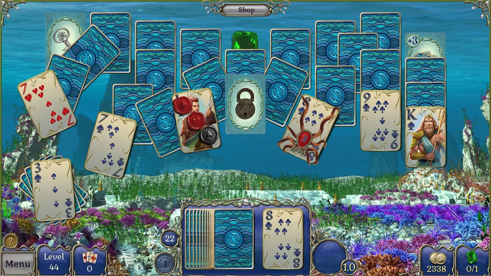 Jewel Match Atlantis Solitaire 3 - Collector's Edition görsel 10