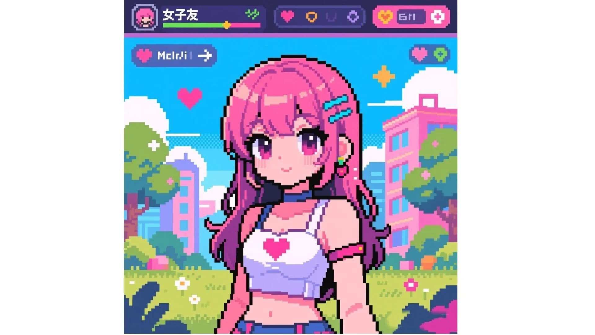Special girl girlfriend desktop pet virtual companion fun idle Fiancée animal de compagnie 女朋友 宠物 彼女 ペット Freundin Haustier Девушка домашнее животное 여자친구 반려동물 Novia Mascota Benessere della ragazza animale domestico görsel 3